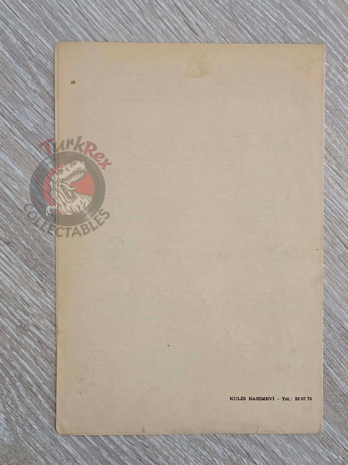 Tom Jones – Delilah Turkish Vintage Musical Notes Sheet Turkey