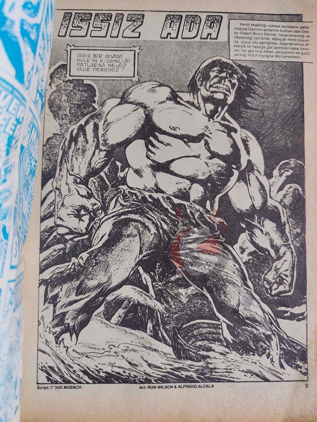 Hulk #10 1988 Turkish Comic Turkey cover #19 #131 Iron Man