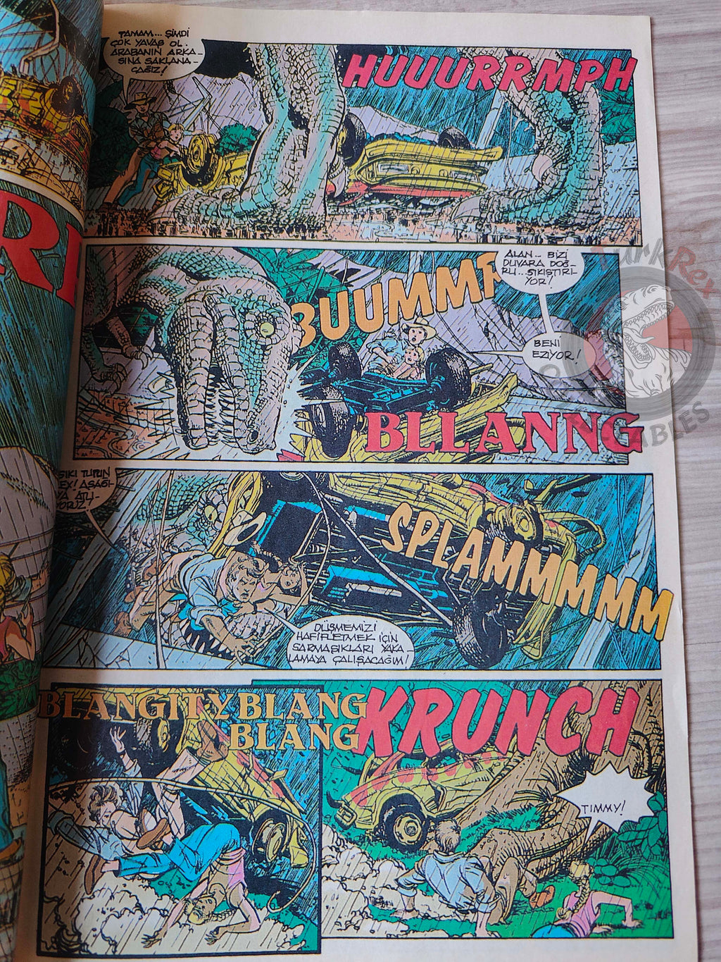 Jurassic Park #10 Turkish Edition Comic Turkey Topps Spielberg