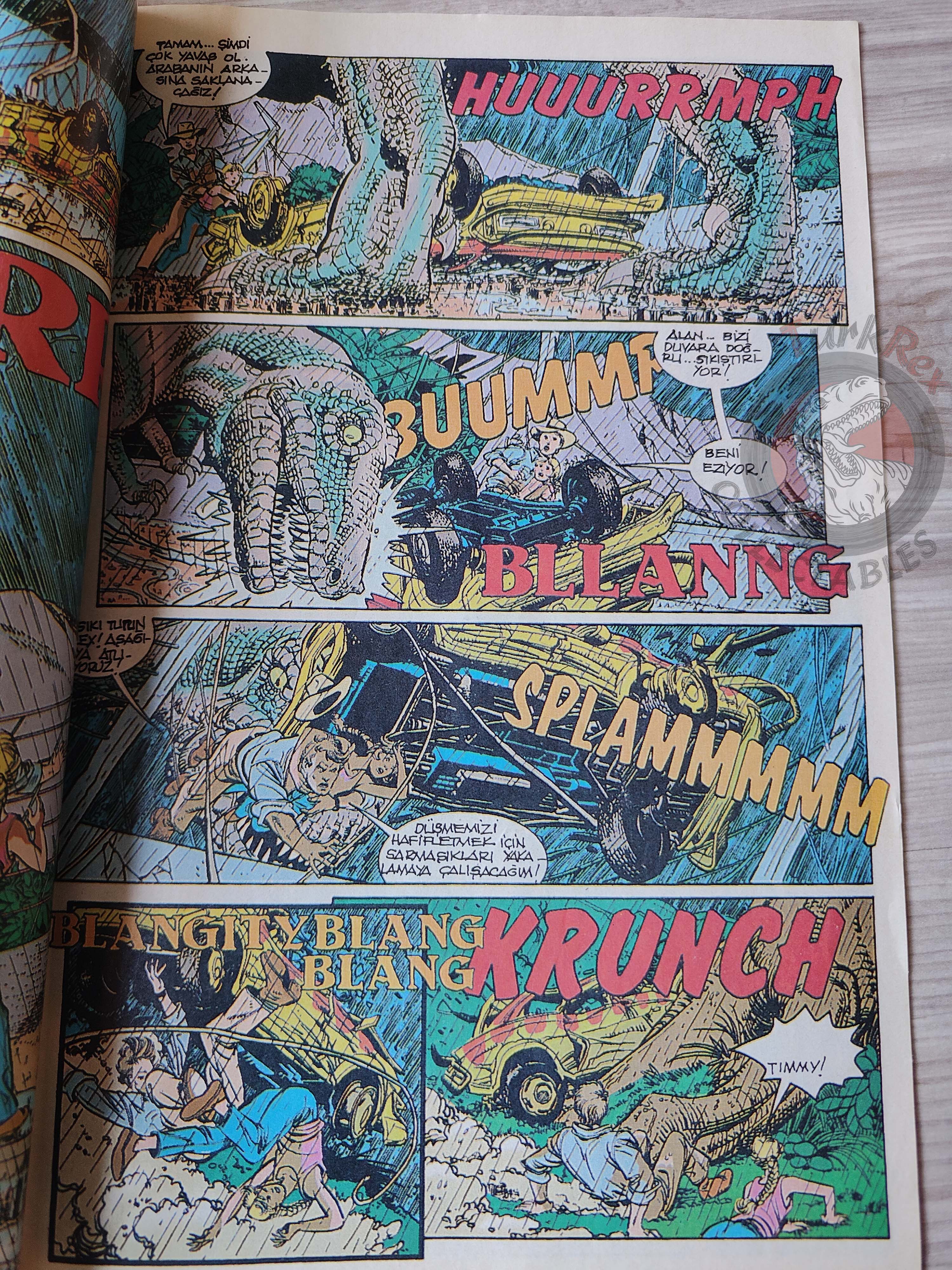 Jurassic Park #10 Turkish Edition Comic Turkey Topps Spielberg
