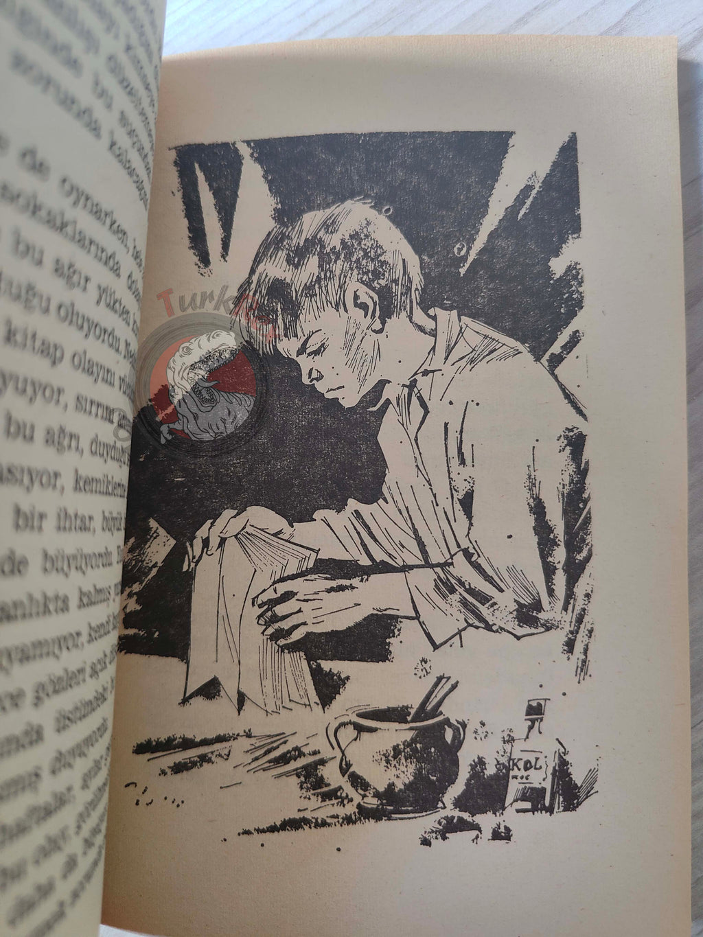 Ivo Andric – Teacher Ljubomir 1978 Turkish Book Turkey Illustrated