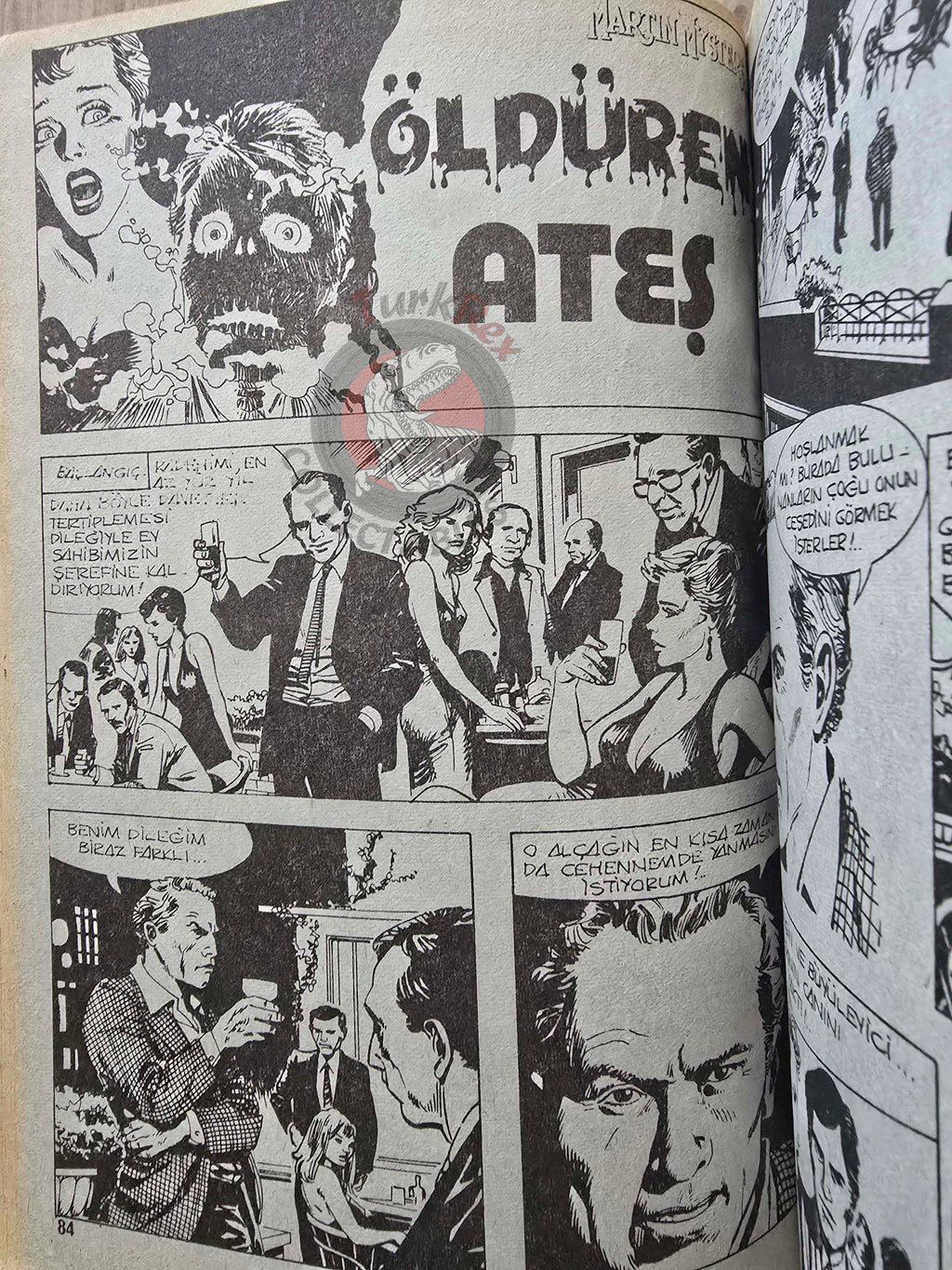 Martin Mystère #14 Il Segreto del Monastero 80s Turkish Comic Turkey #45 #47