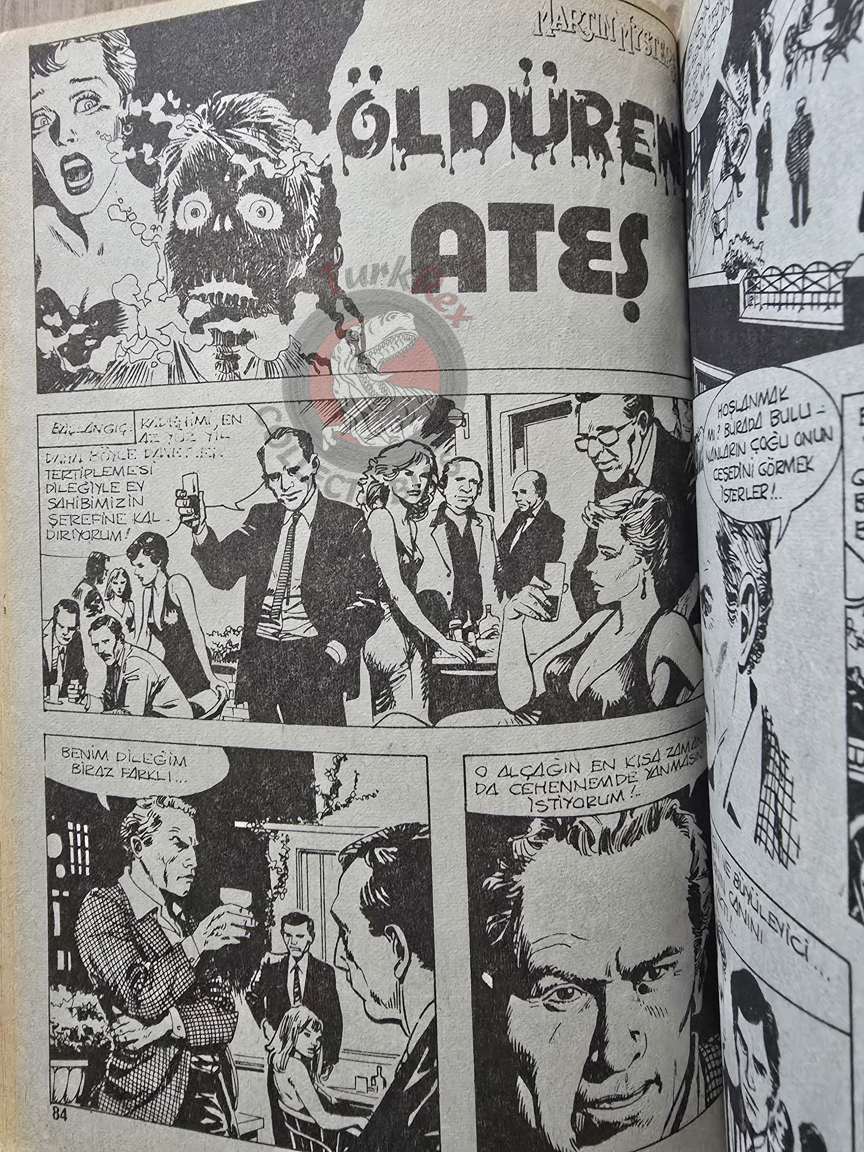 Martin Mystère #14 Il Segreto del Monastero 80s Turkish Comic Turkey #45 #47