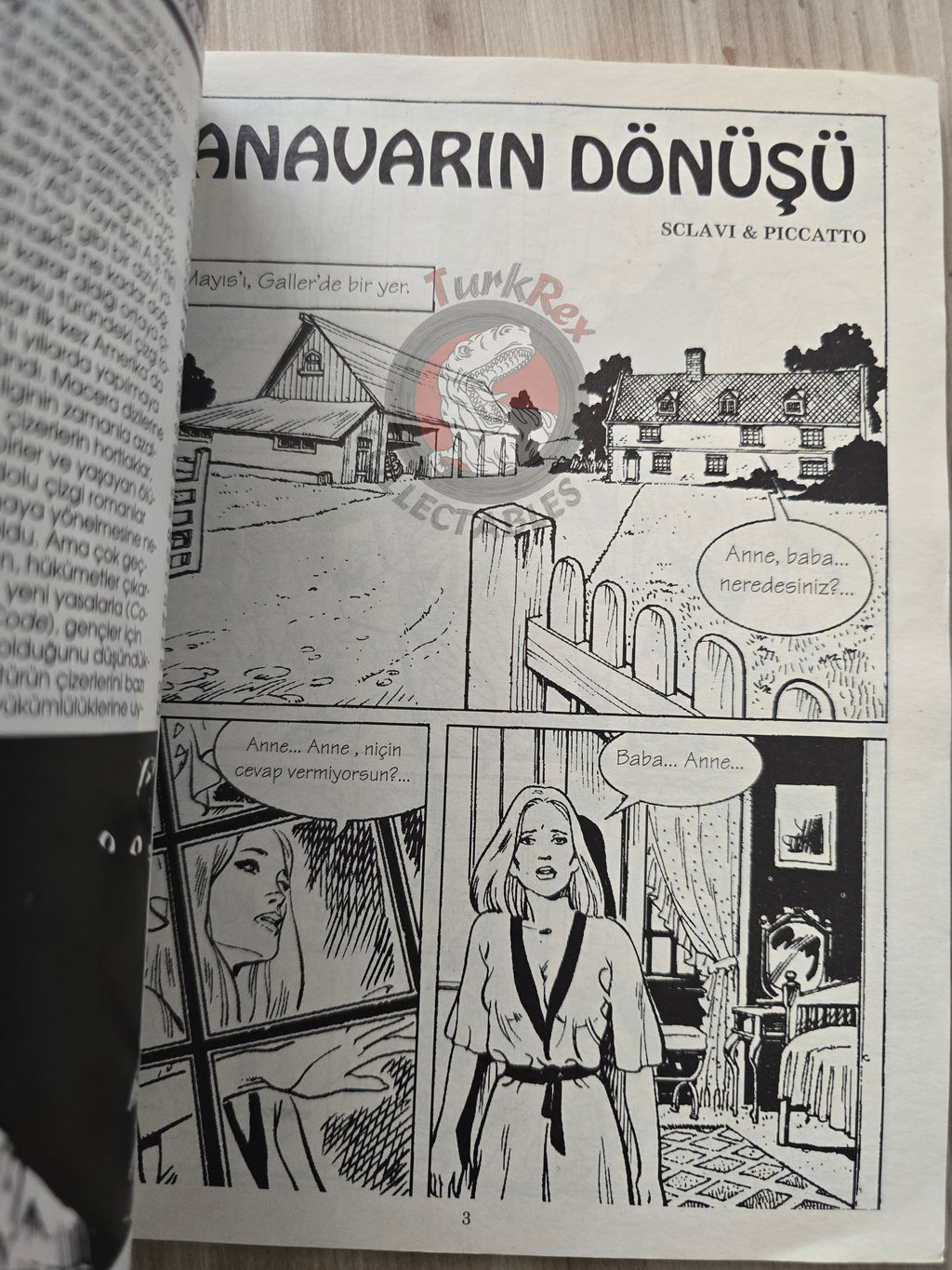 Dylan Dog #3 1996 Turkish Comic Turkey #8 Il ritorno del mostro