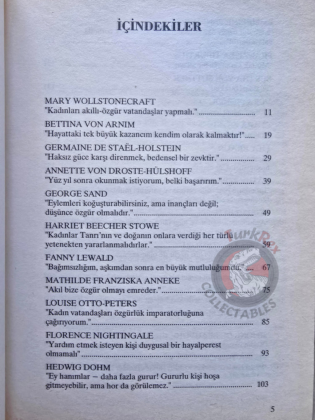 Norgard Kohlhagen – Women Who Changed the World 2004 Turkish Book Turkey