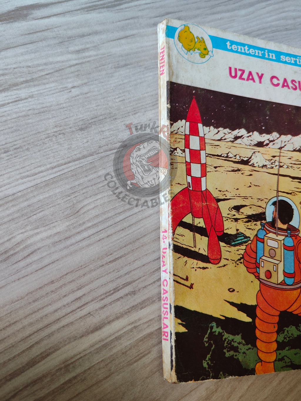 Tintin – Explorers on the Moon mid 1980s Turkish Edition Comic Turkey 2
