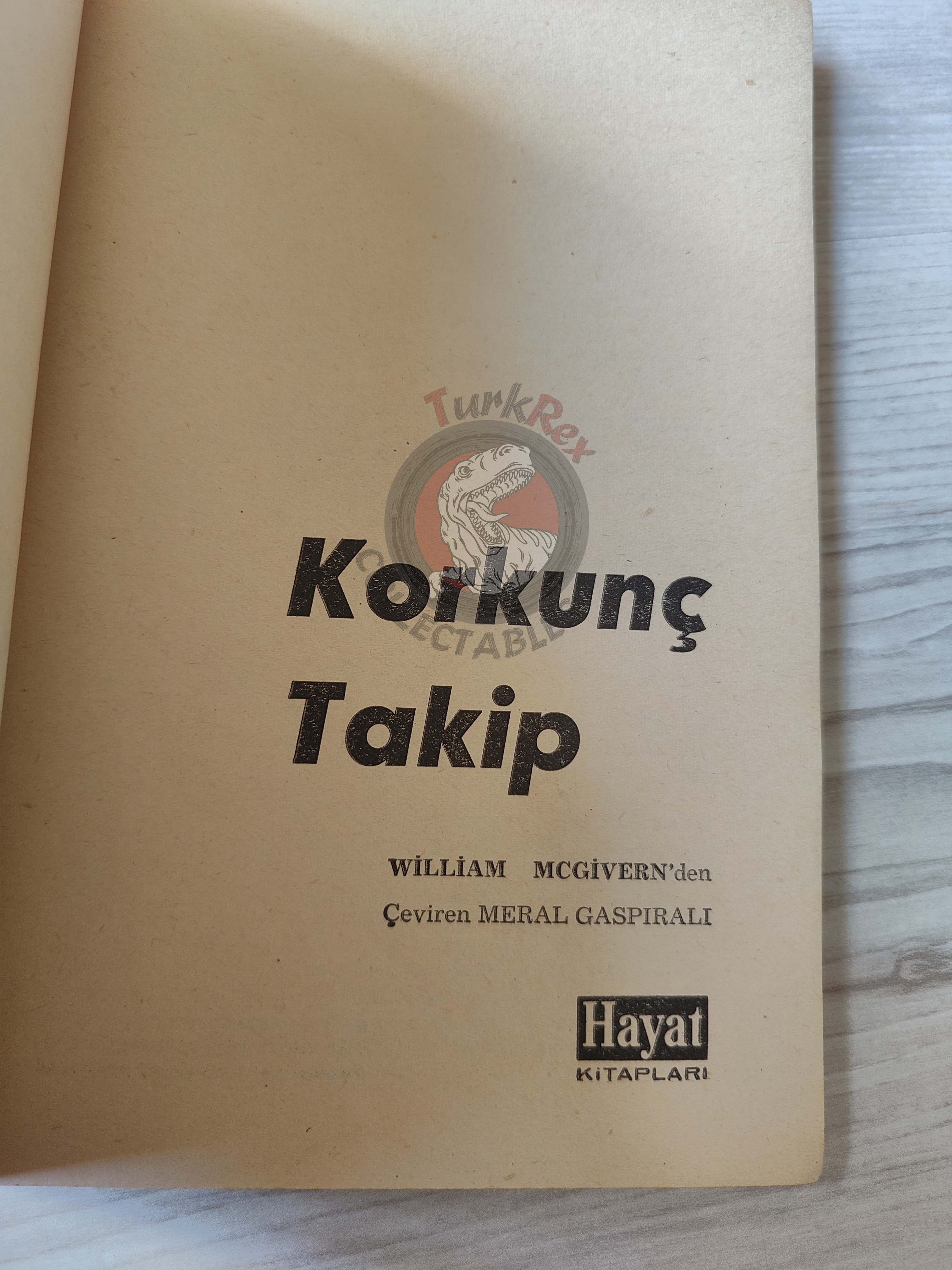 William P. McGivern – The Seven File 1963 1st Turkish Book Turkey