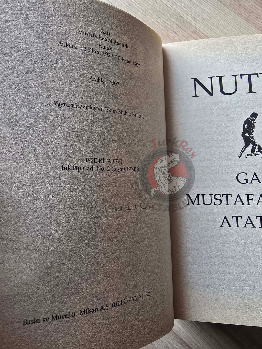 Mustafa Kemal Atatürk – Nutuk The Speech 2007 Turkish Book Turkey