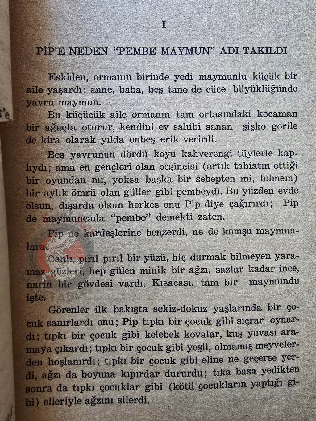 Carlo Collodi – Adventures Of Pipi The Pink Monkey 1961 Turkish Book Turkey Illustrated