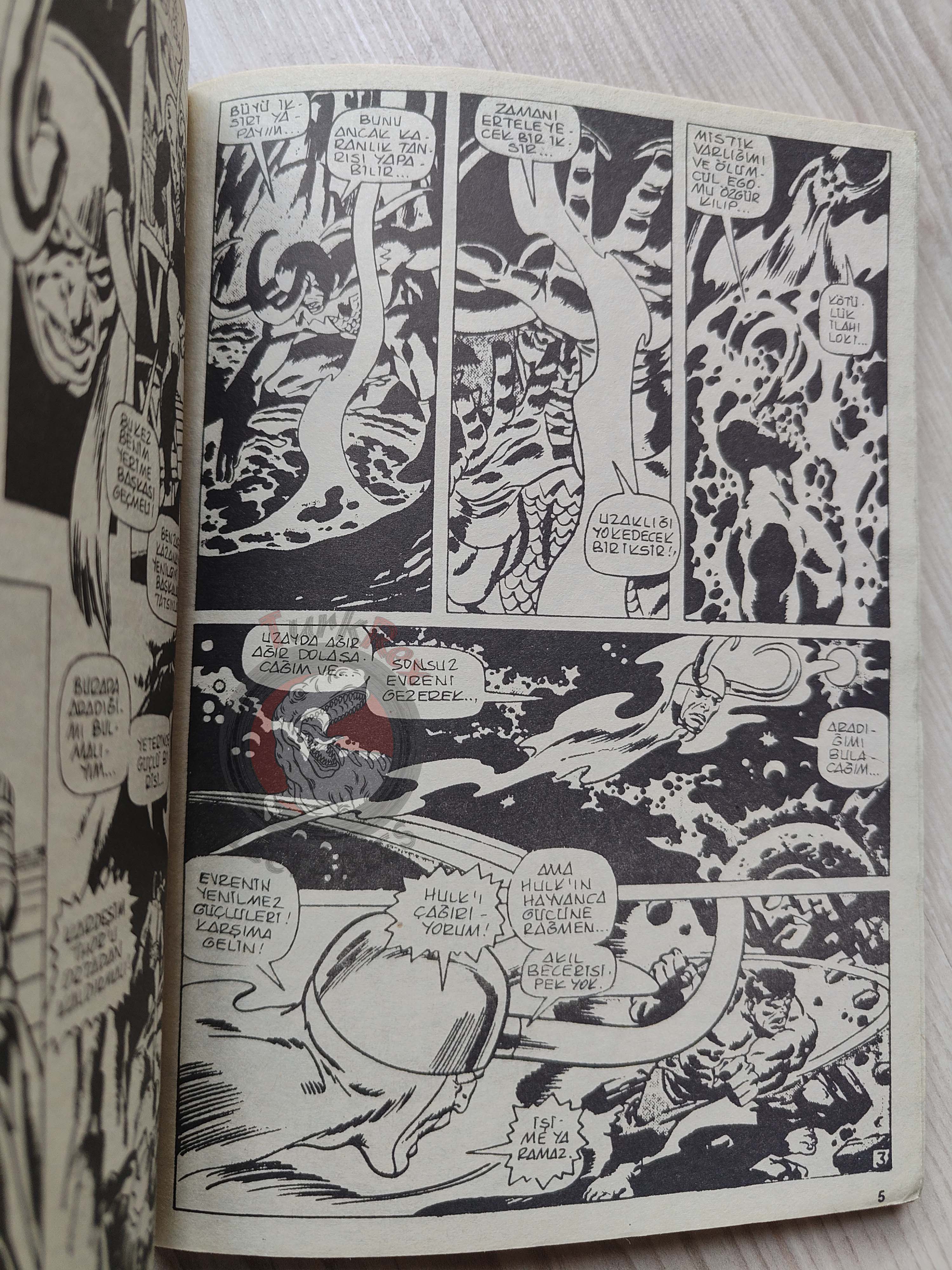 Silver Surfer Vol #2 1988 Turkish Comic Turkey #4 #5 #6  Super-Villain Classics #1