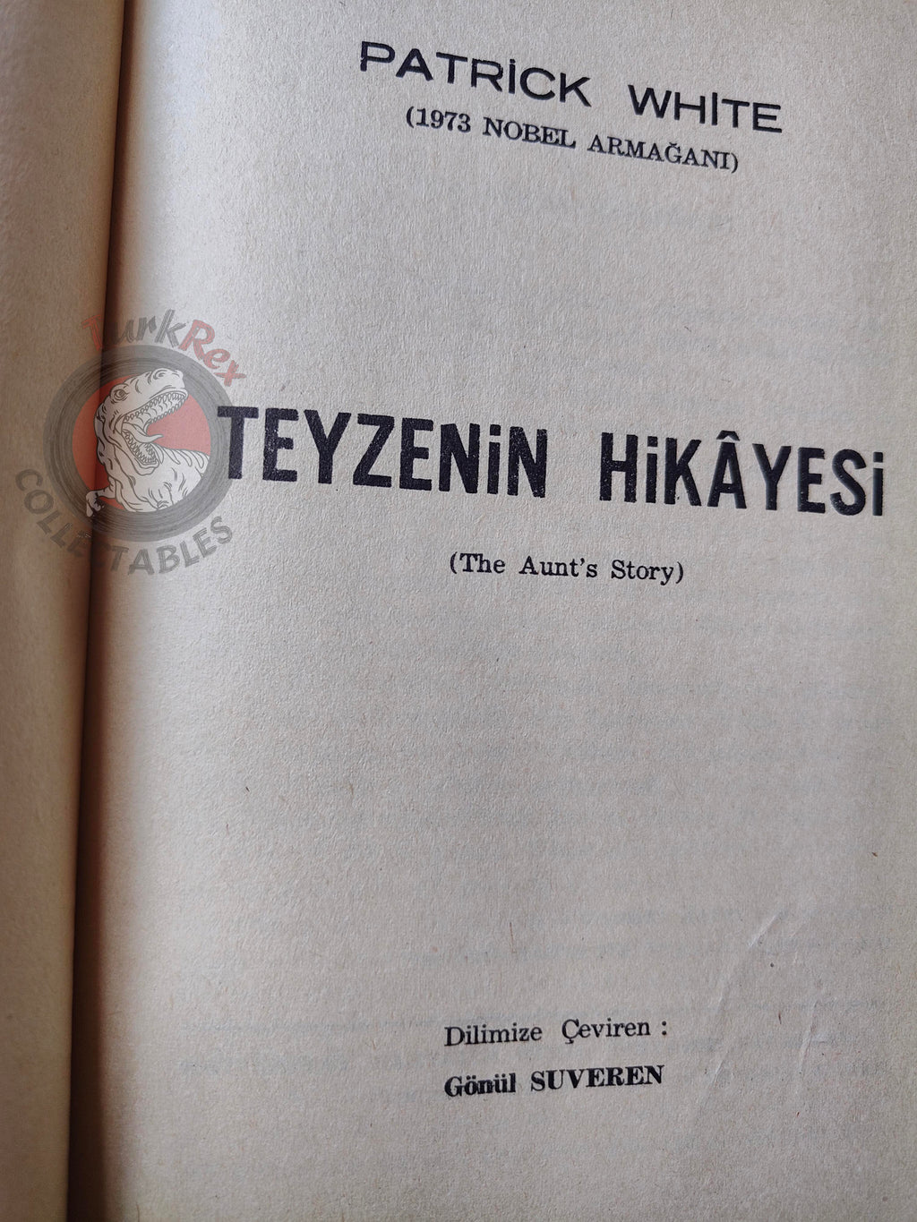 Patrick White – The Aunt's Story 1973 1st HC/DJ  Turkish Book Turkey
