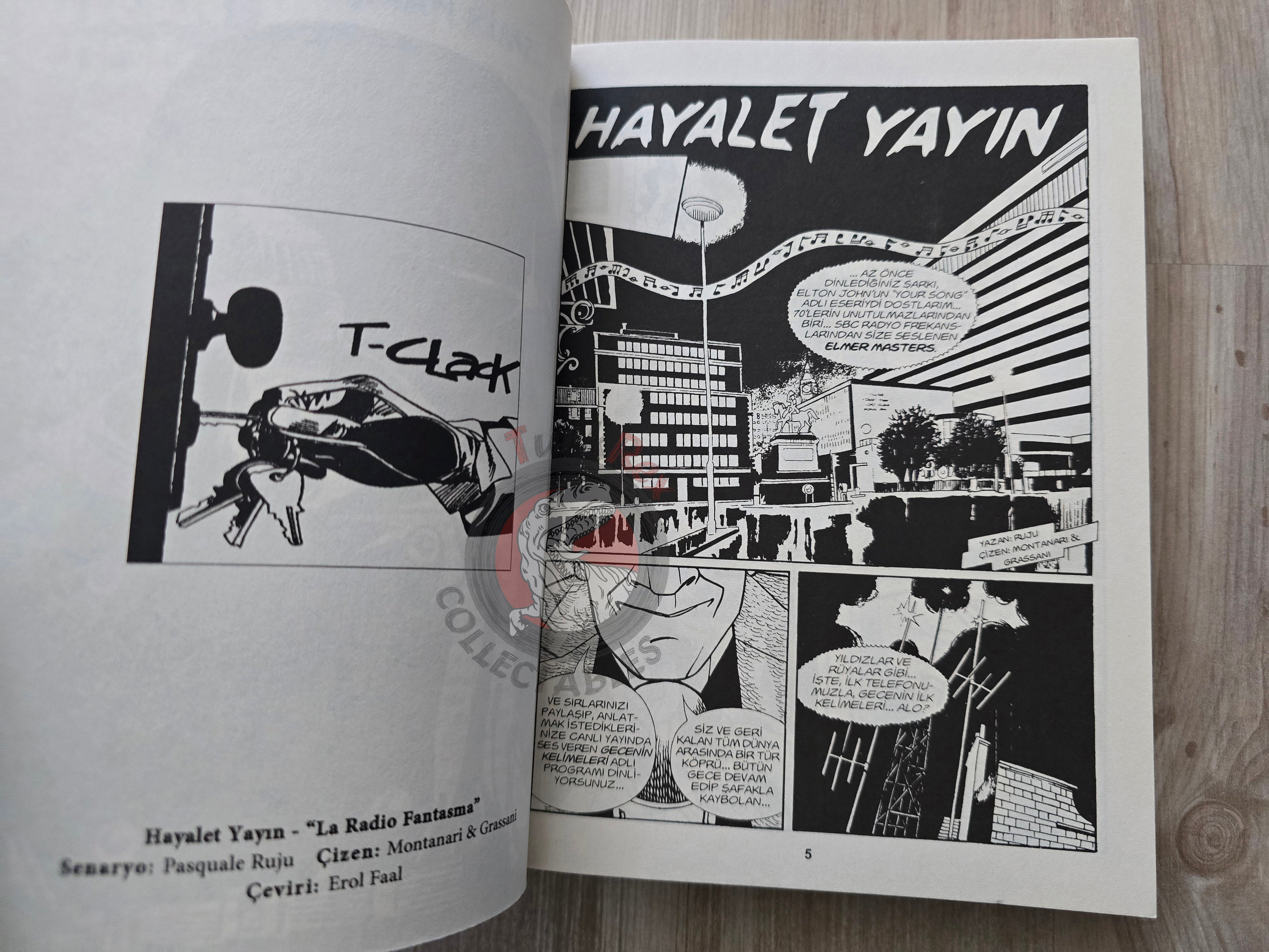 Dylan Dog Maxi #3 2012 Turkish Comic Turkey La radio fantasma