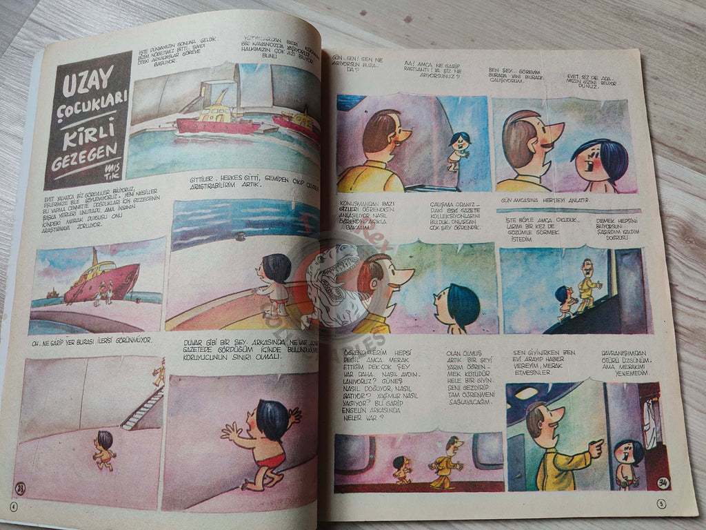 Milliyet Çocuk #49 1979 Turkish Comic Turkey Joyas Literarias Juveniles #143 Thomas Mayne Reid