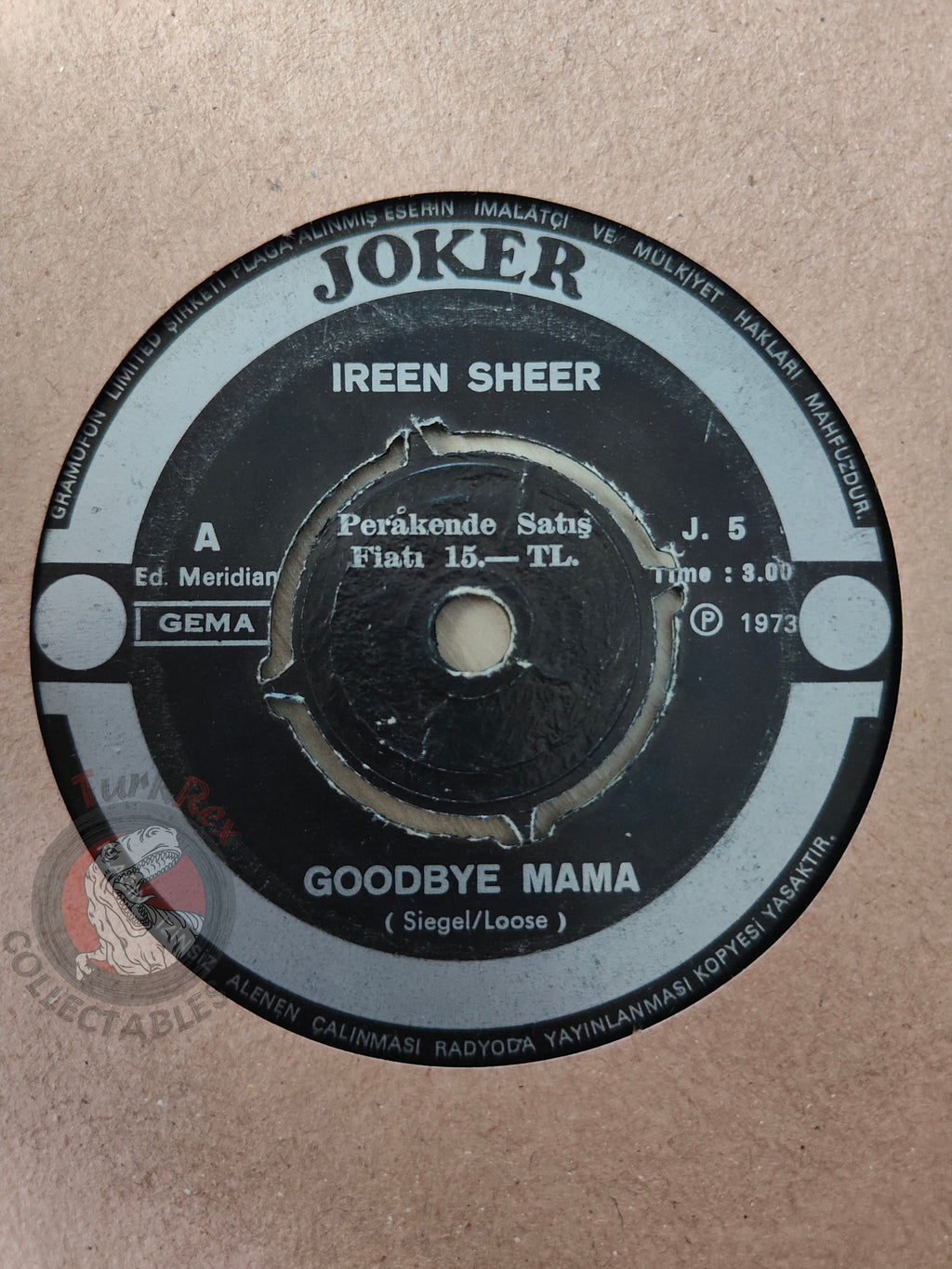 Sherries & Ireen Sheer – Goodbye Mama 7" Turkish Pressing Vinyl Turkey Edition 2
