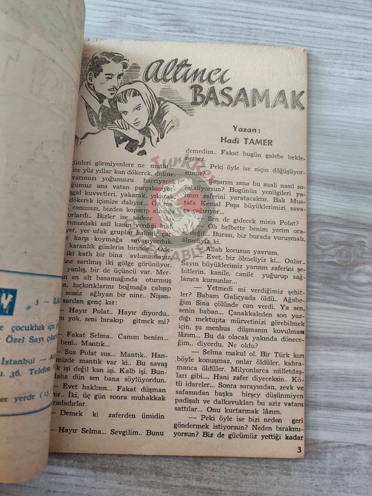 1001 Roman 1944 Tim Tyler’s Luck Turkish Comic Mag Turkey
