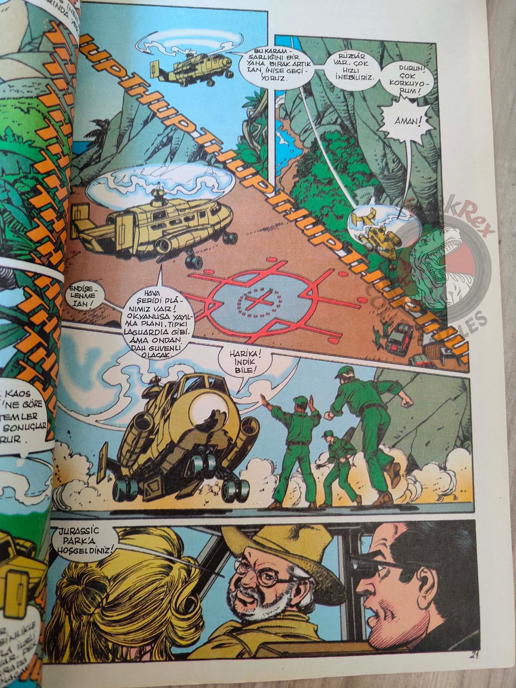 Jurassic Park #3 Turkish Edition Comic Turkey Topps Spielberg