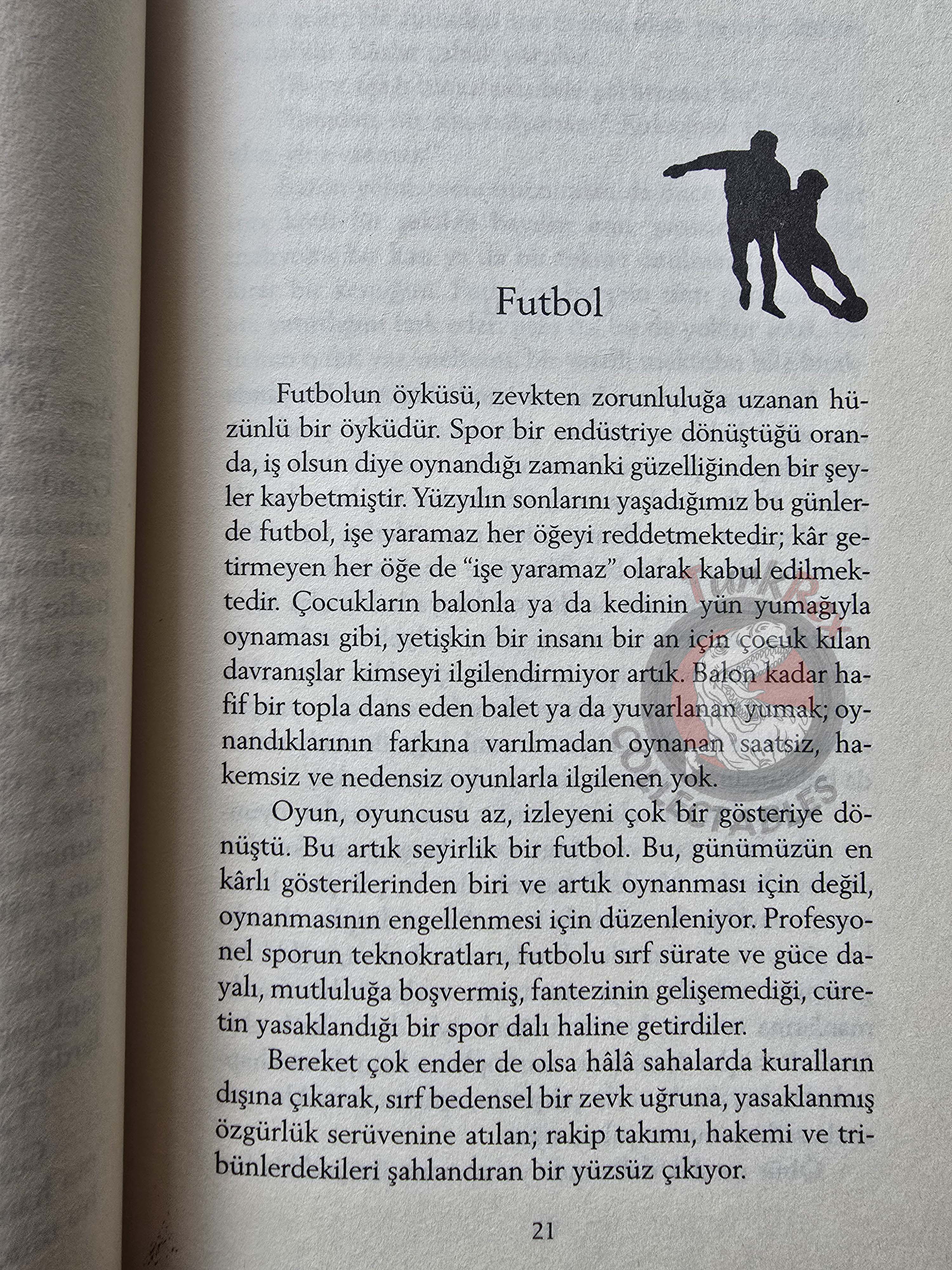 Eduardo Galeano – Football in Sun and Shadow 2014 Turkish Book Turkey