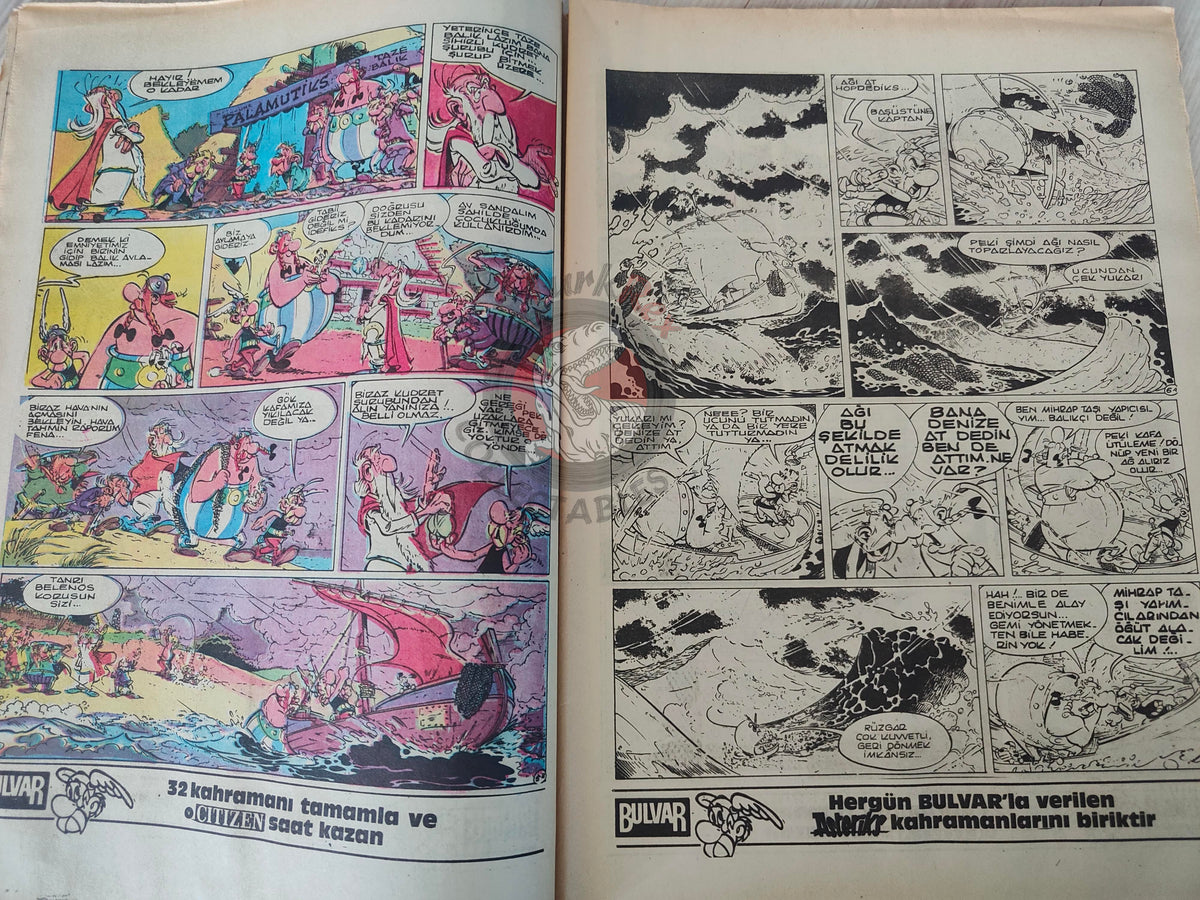 Asterix –  Asterix and the Great Crossing 1986 Turkish Edition Comic Turkey