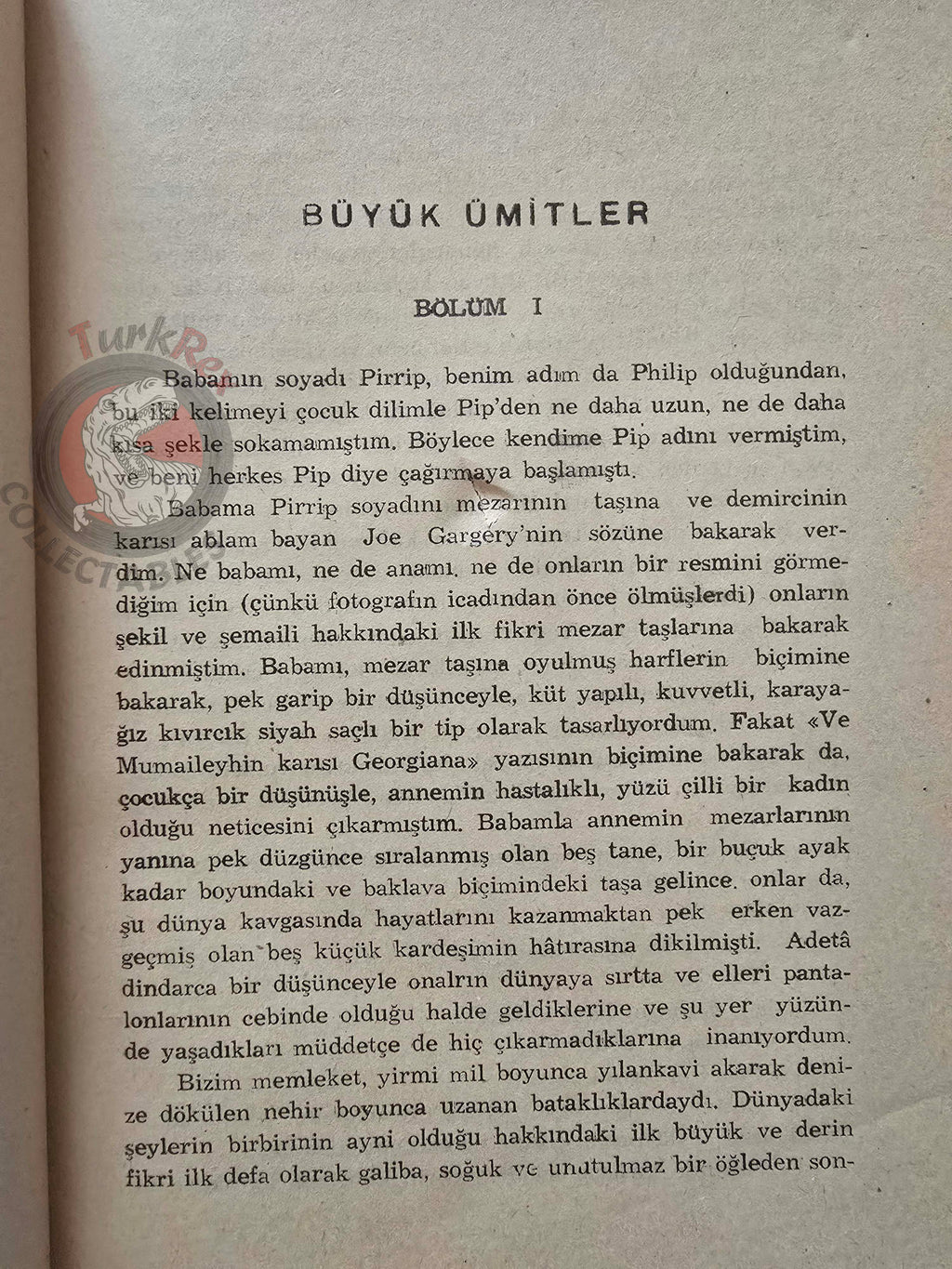 Charles Dickens – Great Expectations 1947 1st Turkish Book Turkey