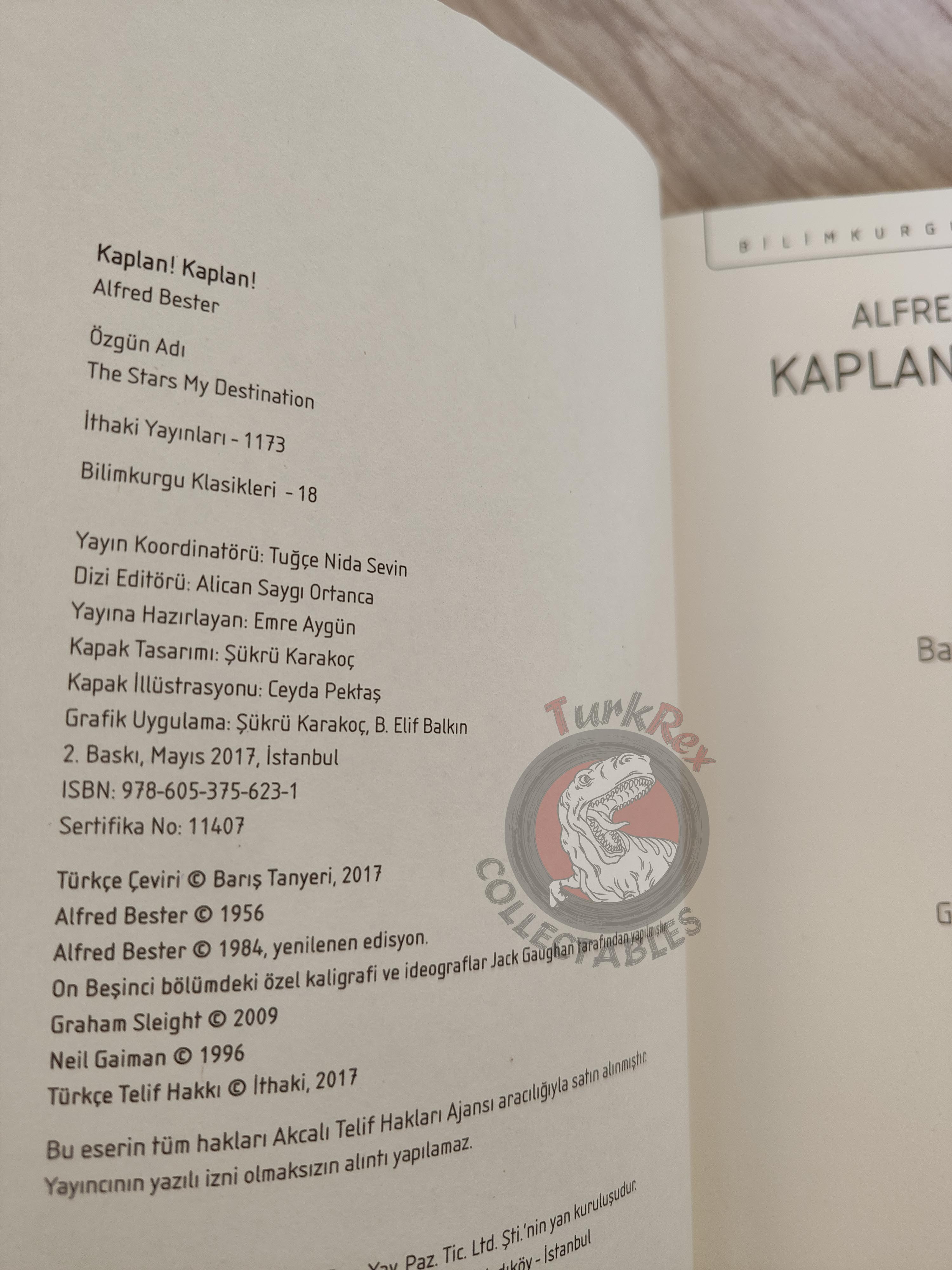 Alfred Bester – The Stars My Destination 2017 Turkish Book Turkey