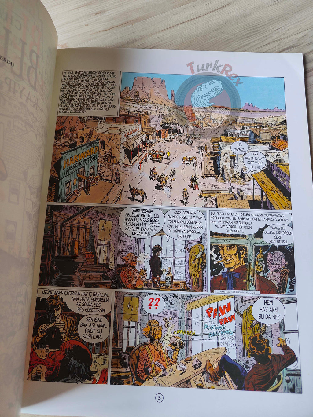 Blueberry #11 – The Lost Dutchman's Mine 2005 1st Edition Turkish Comic Turkey