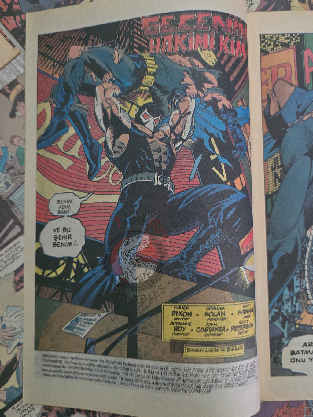 Batman: Knightfall #1-10 Complete Set 1996 Turkish Comic Turkey