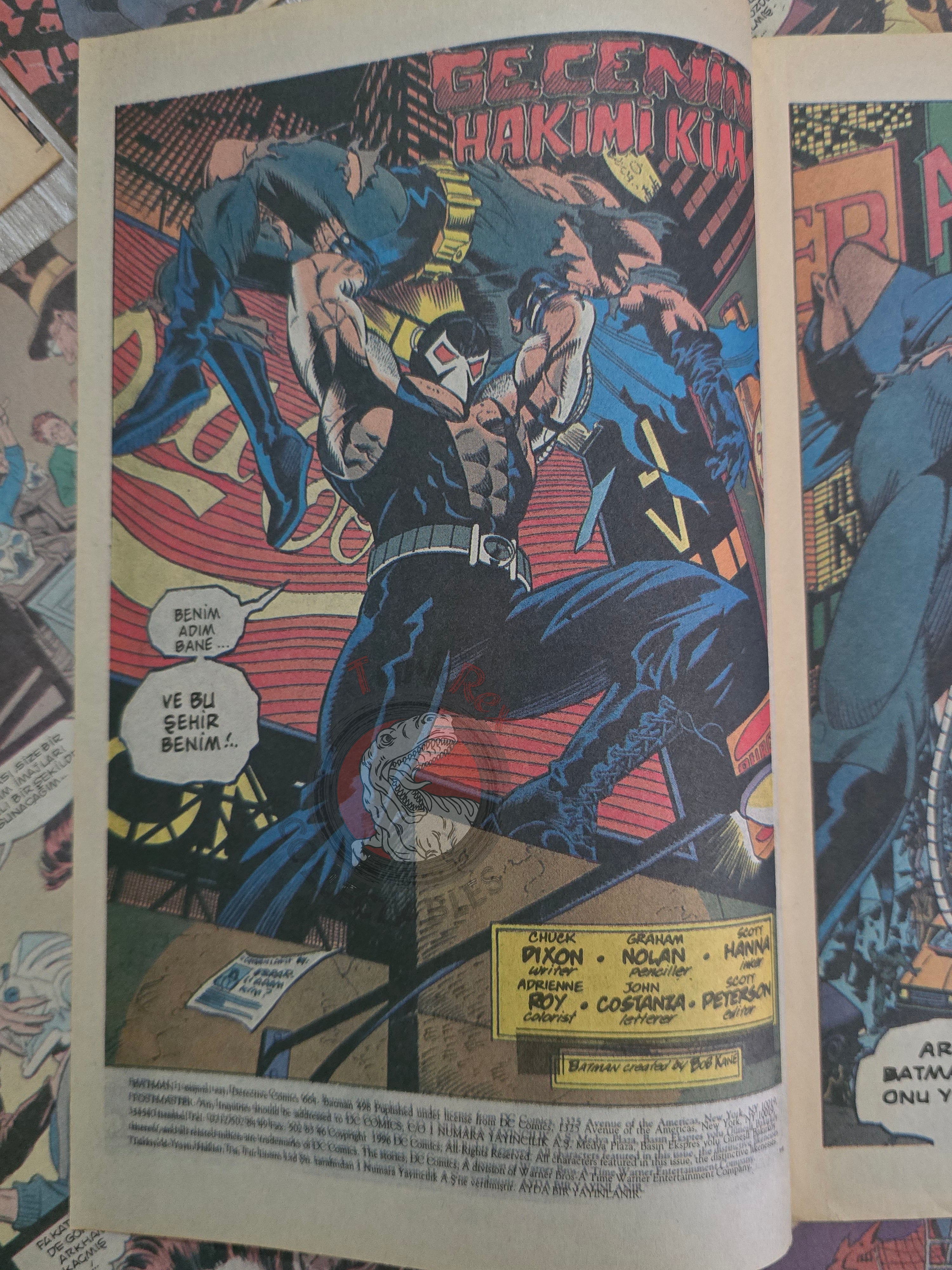 Batman: Knightfall #1-10 Complete Set 1996 Turkish Comic Turkey