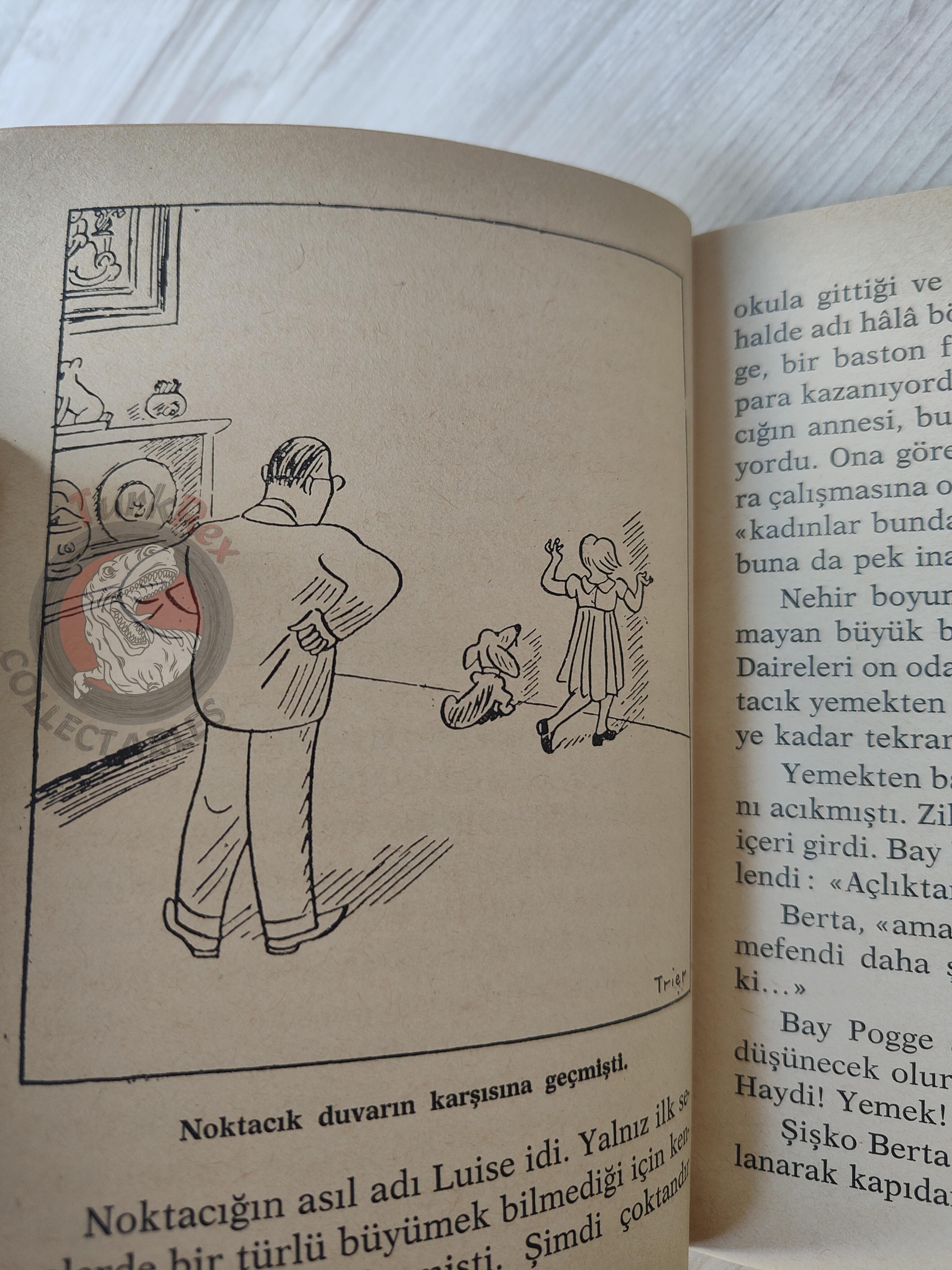 Erich Kästner – Pünktchen und Anton 1965 Turkish Book Turkey Illustrated