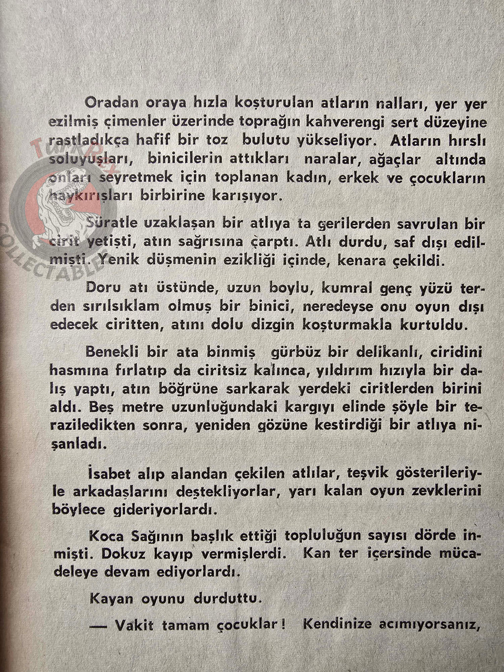 Dilibal – Wild Horses 1960s Turkish Book Turkey Illustrated Turkic tribes
