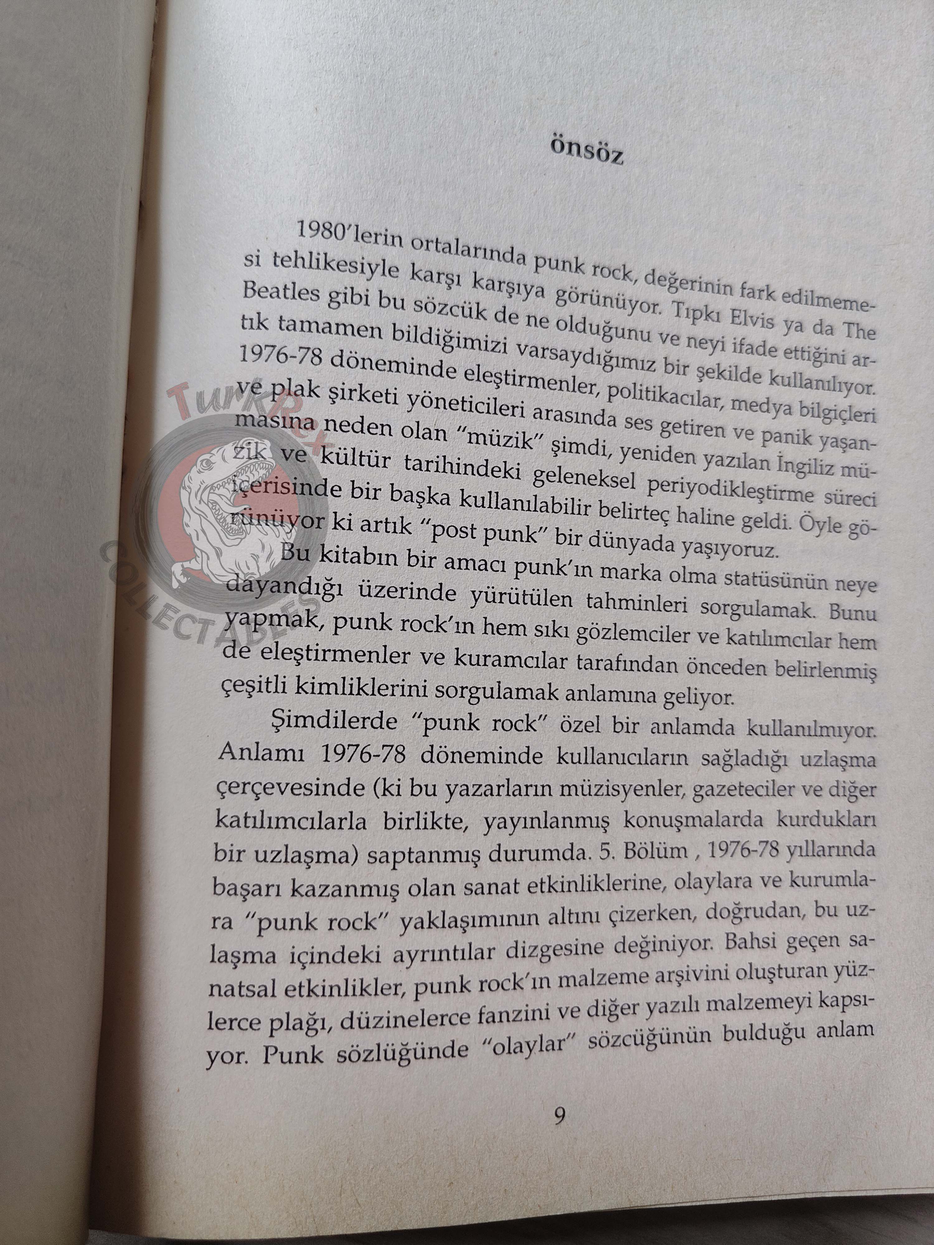 Dave Laing – One Chord Wonders 2002 1st Turkish Book Turkey Sex Pistols Punk