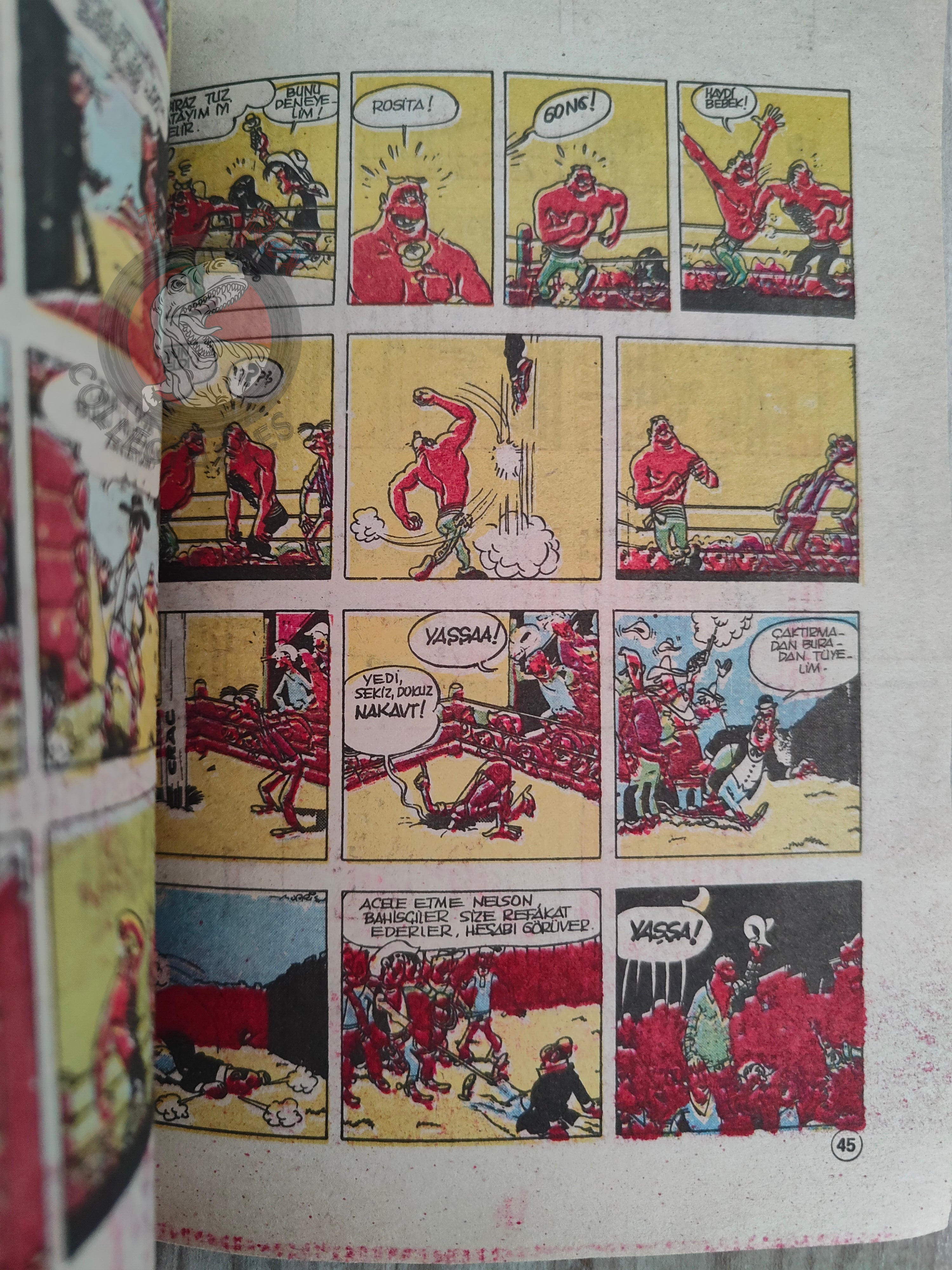 Lucky Luke #53 Sous le Ciel de l'Ouest 1989 Turkish Comic Turkey