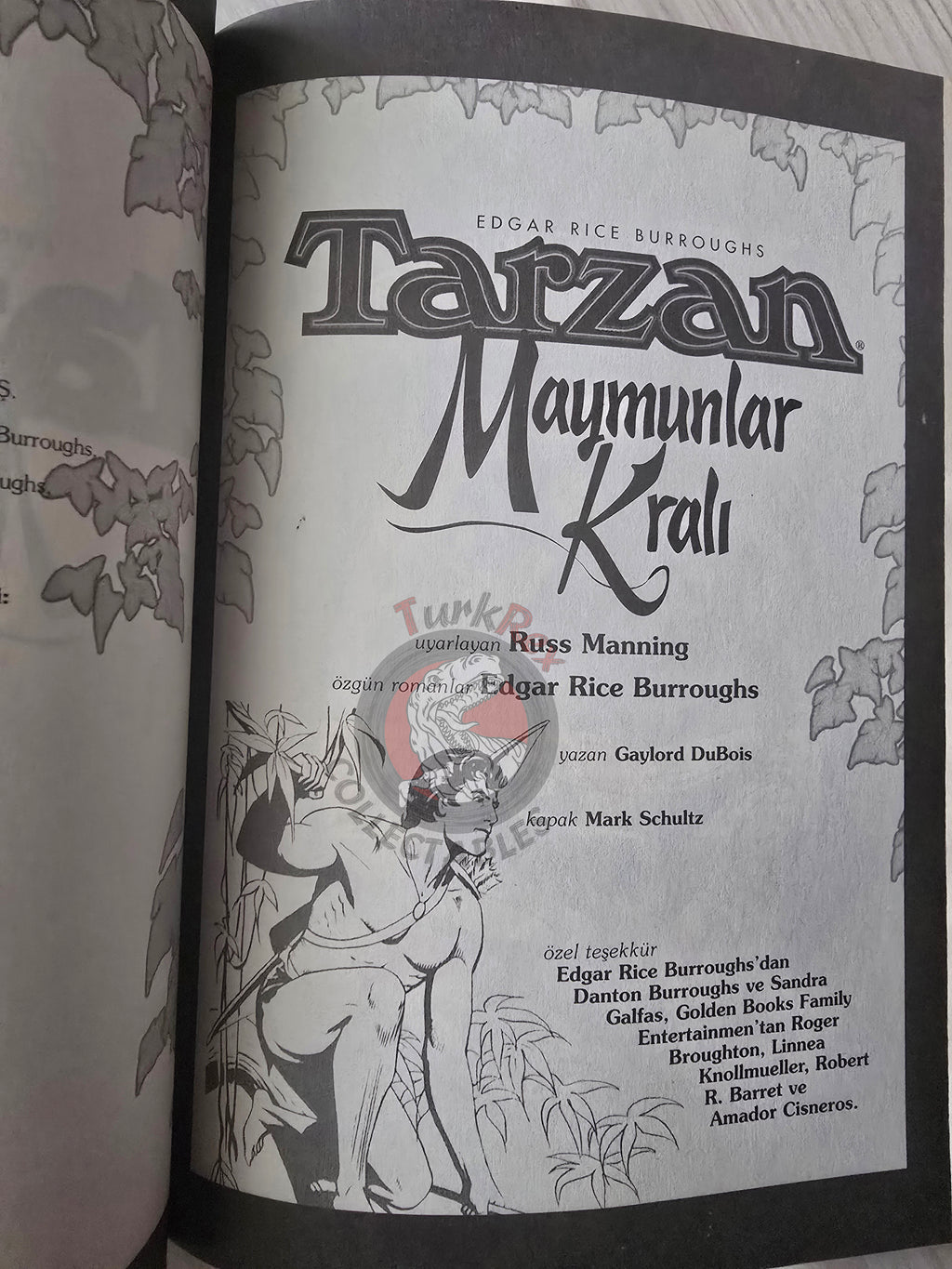 The Tarzan Comics Library #1 - Tarzan of the Apes Turkish Comic Turkey Russ Manning