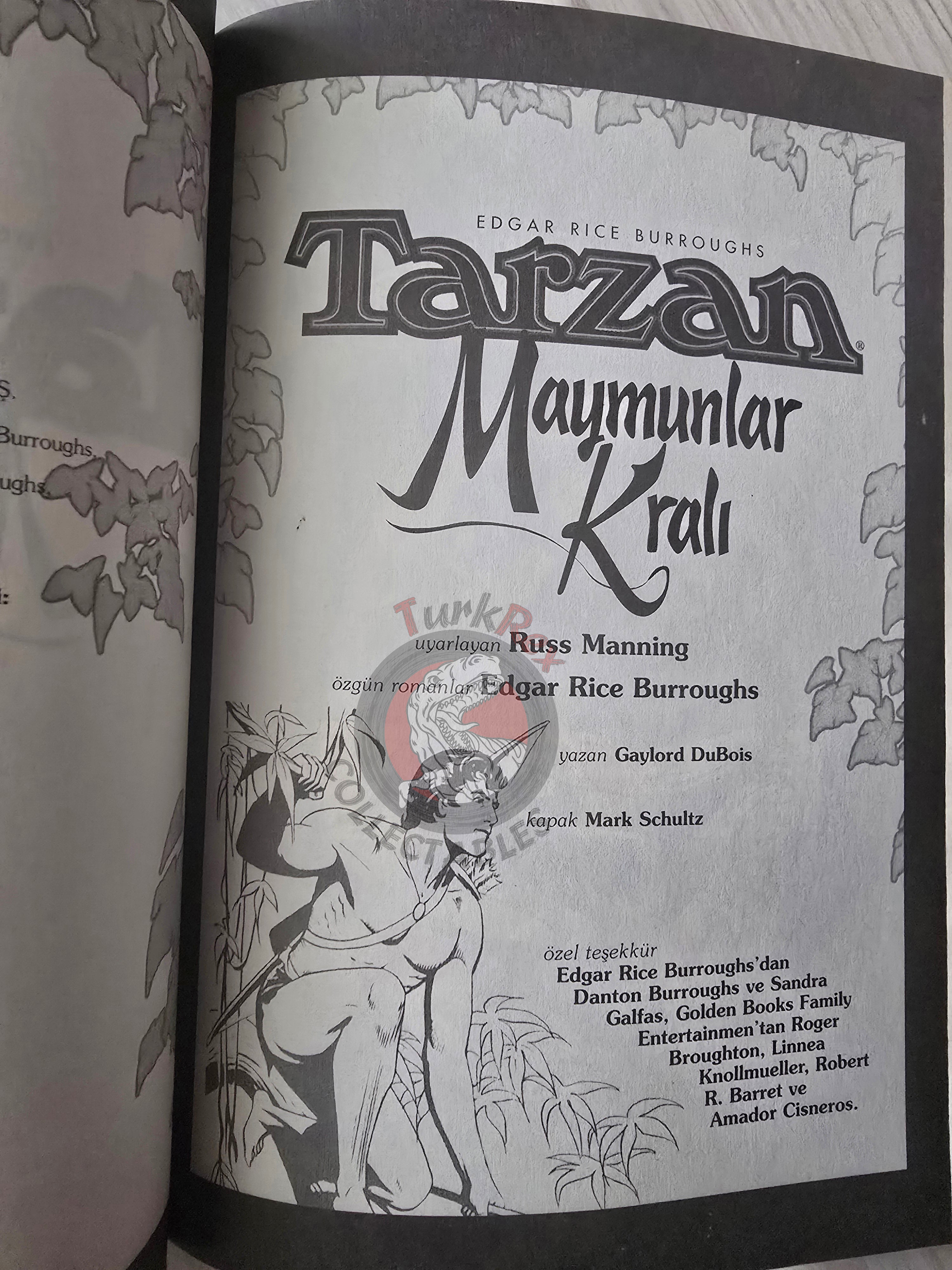 The Tarzan Comics Library #1 - Tarzan of the Apes Turkish Comic Turkey Russ Manning