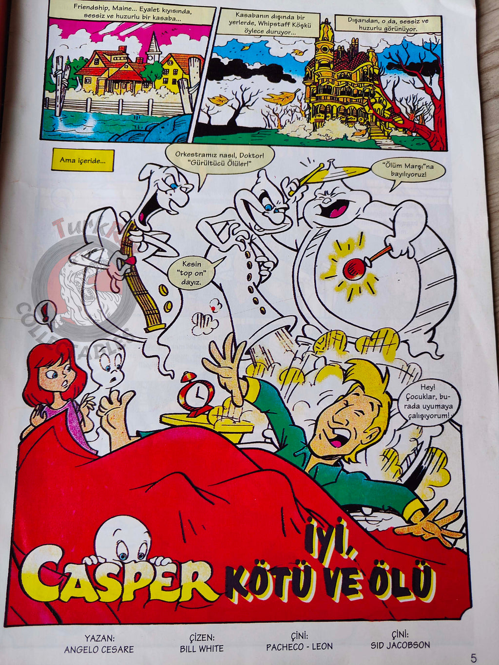 Casper the Friendly Ghost Magazine – Issue #5 2006 Turkish Comic Turkey