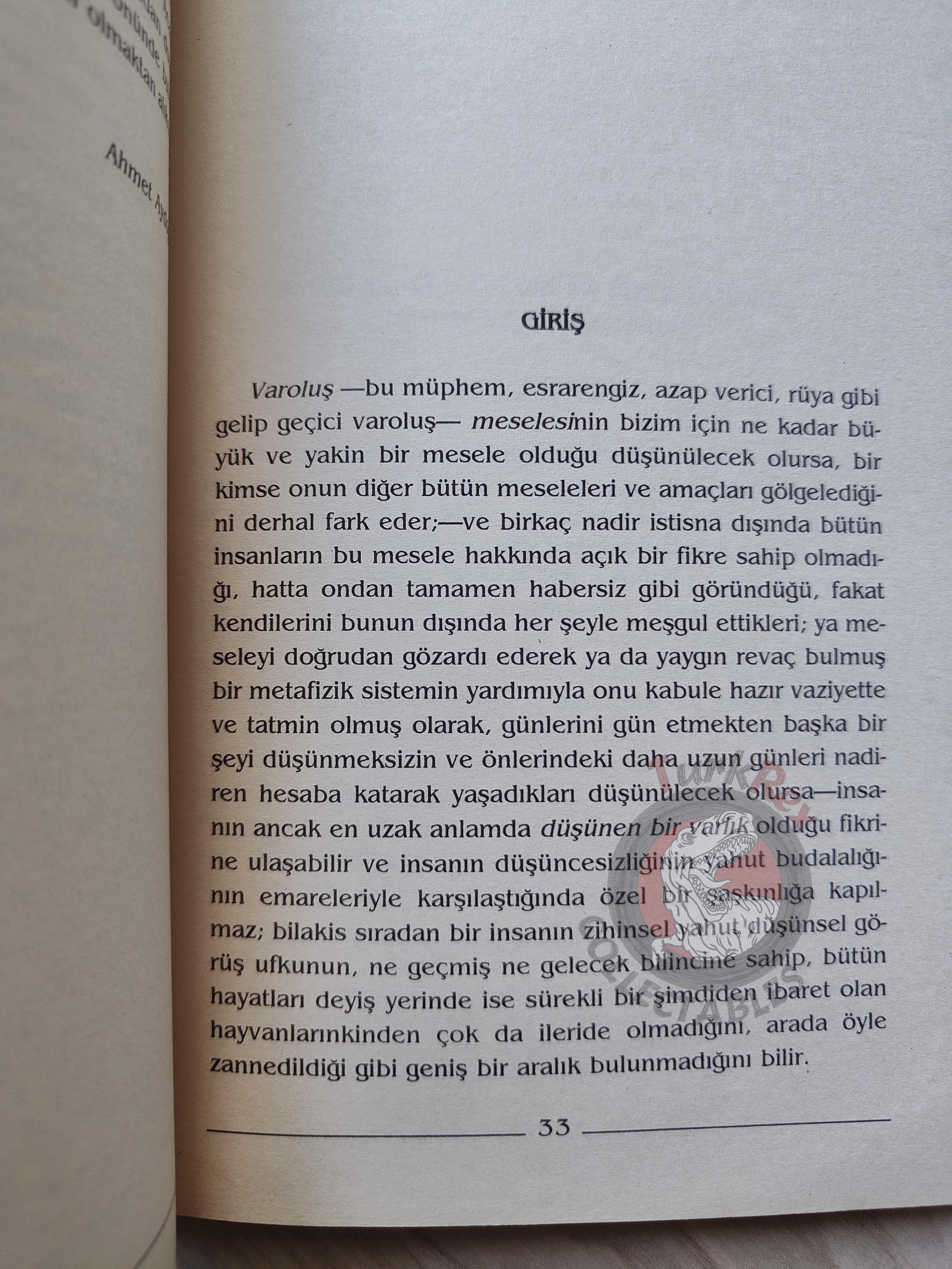 Arthur Schopenhauer – Über Lesen und Bücher 2007 Turkish Book Turkey