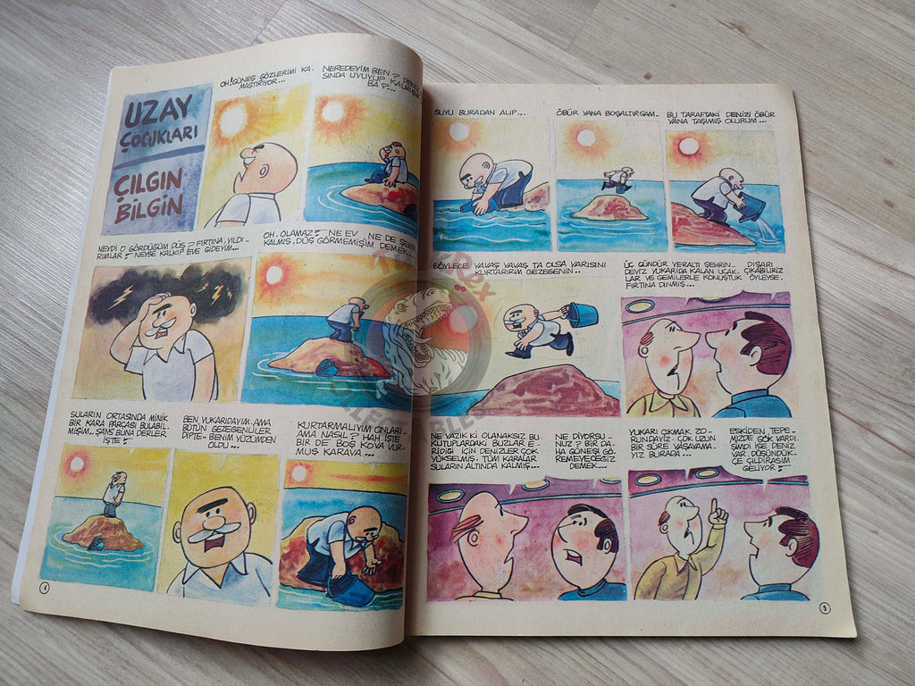 Milliyet Çocuk #15 1979 Turkish Comic Turkey Joyas Literarias Juveniles #101 Jules Verne