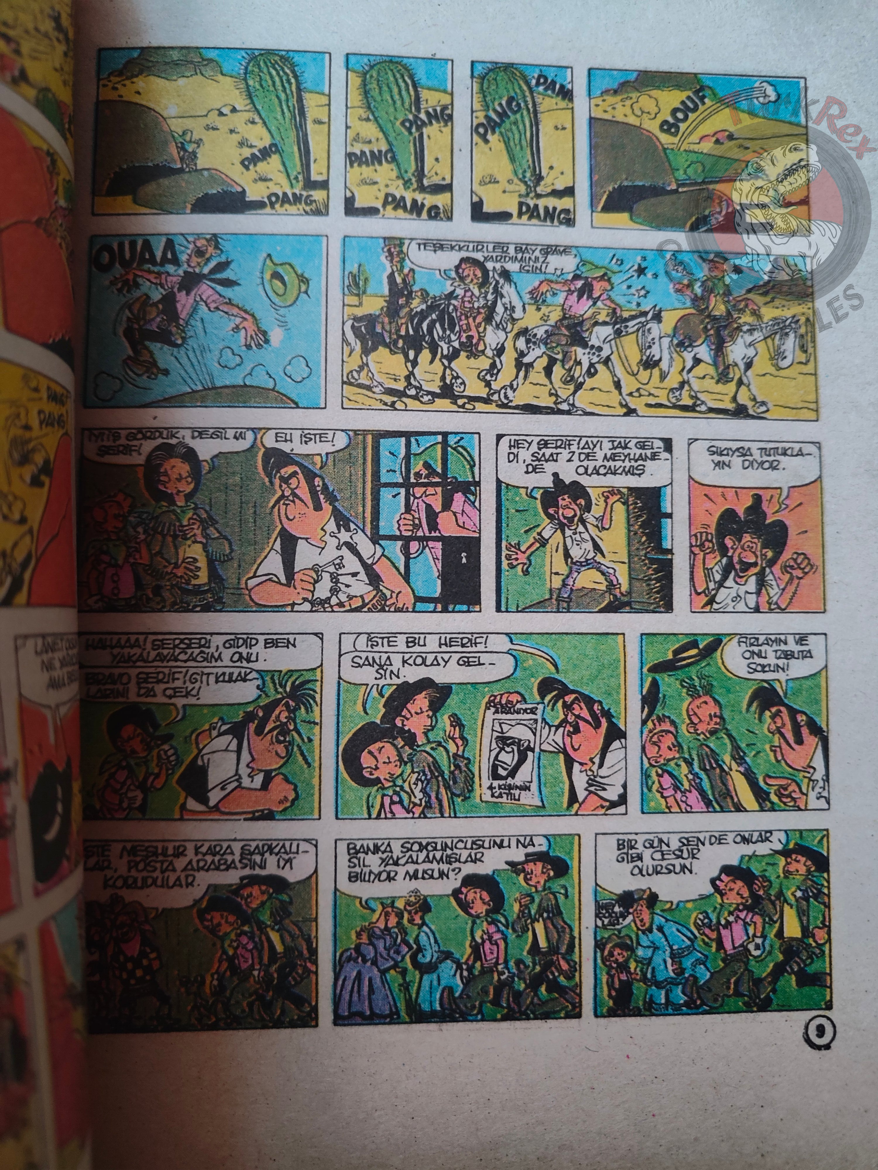 Spirou & Fantasio #2 Les chapeaux noirs 1989 Turkish Comic Turkey