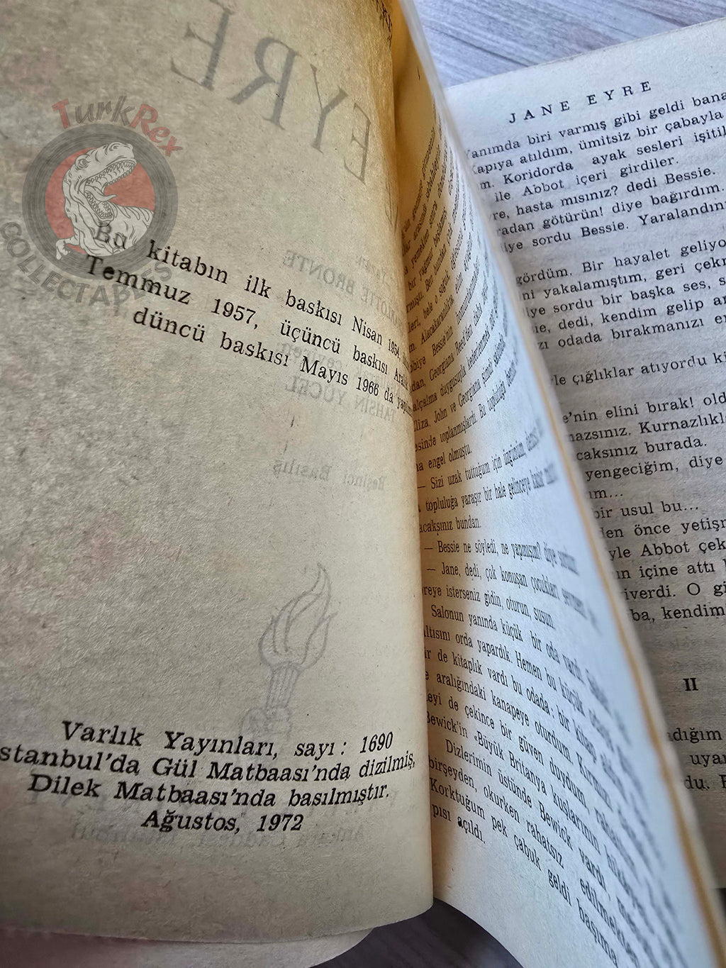 Charlotte Brontë – Jane Eyre 1972 Turkish Book Turkey Illustrated Maurice Toussaint