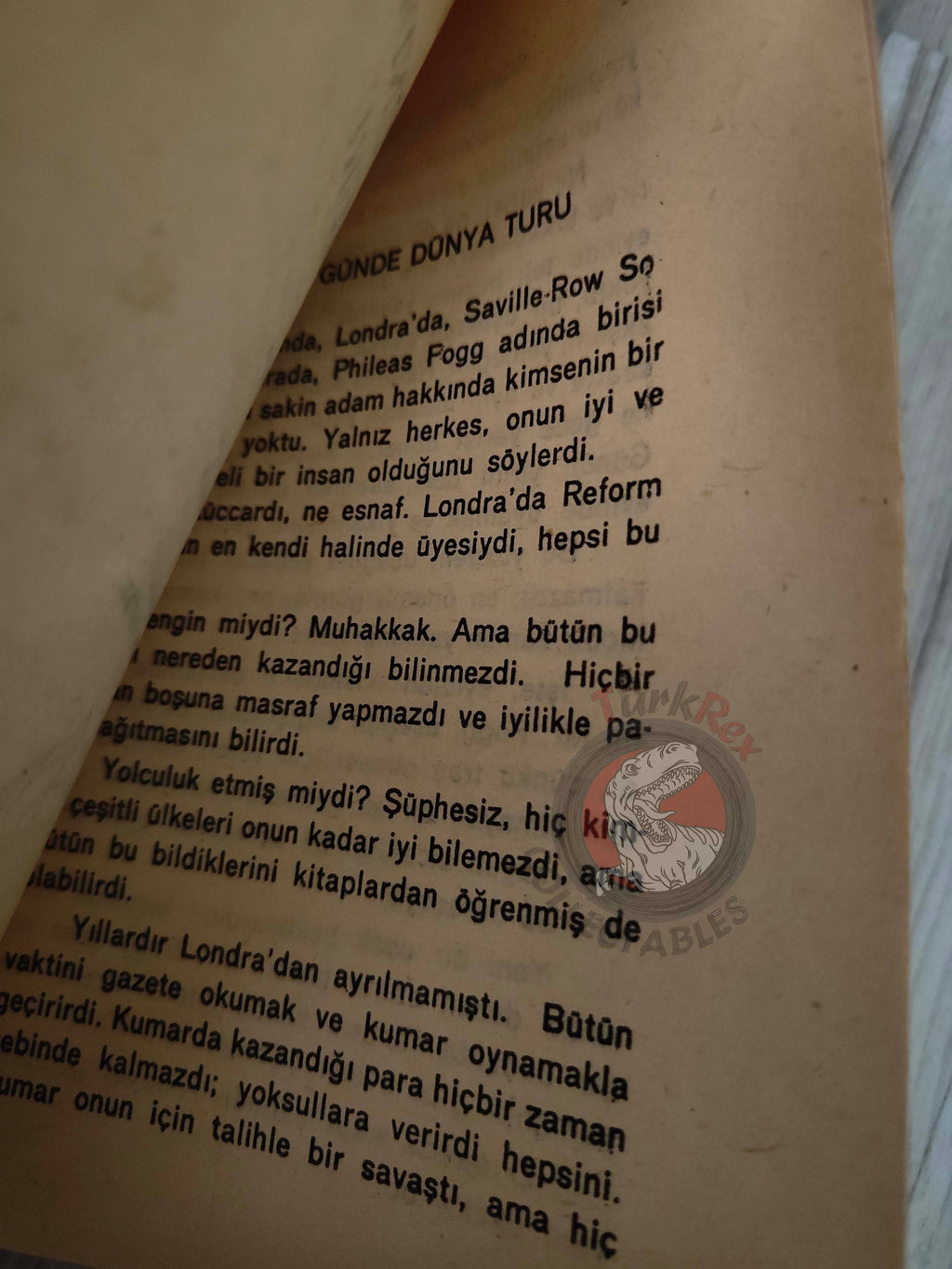 Jules Verne – Around the World in Eighty Days 1969 Turkish Book Turkey Illustrated