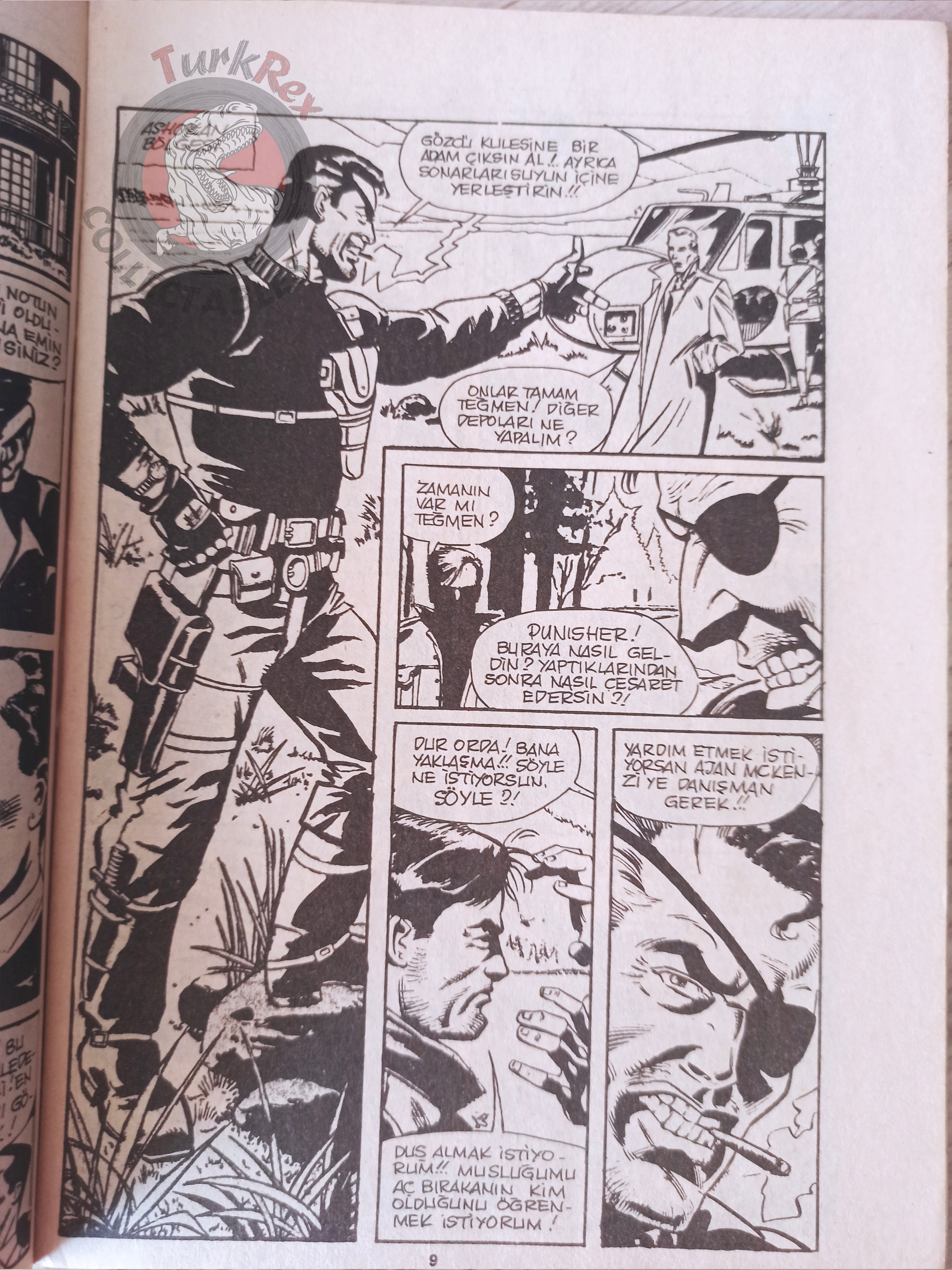 The Punisher #5 1991 Turkish Comic Turkey #50 #41