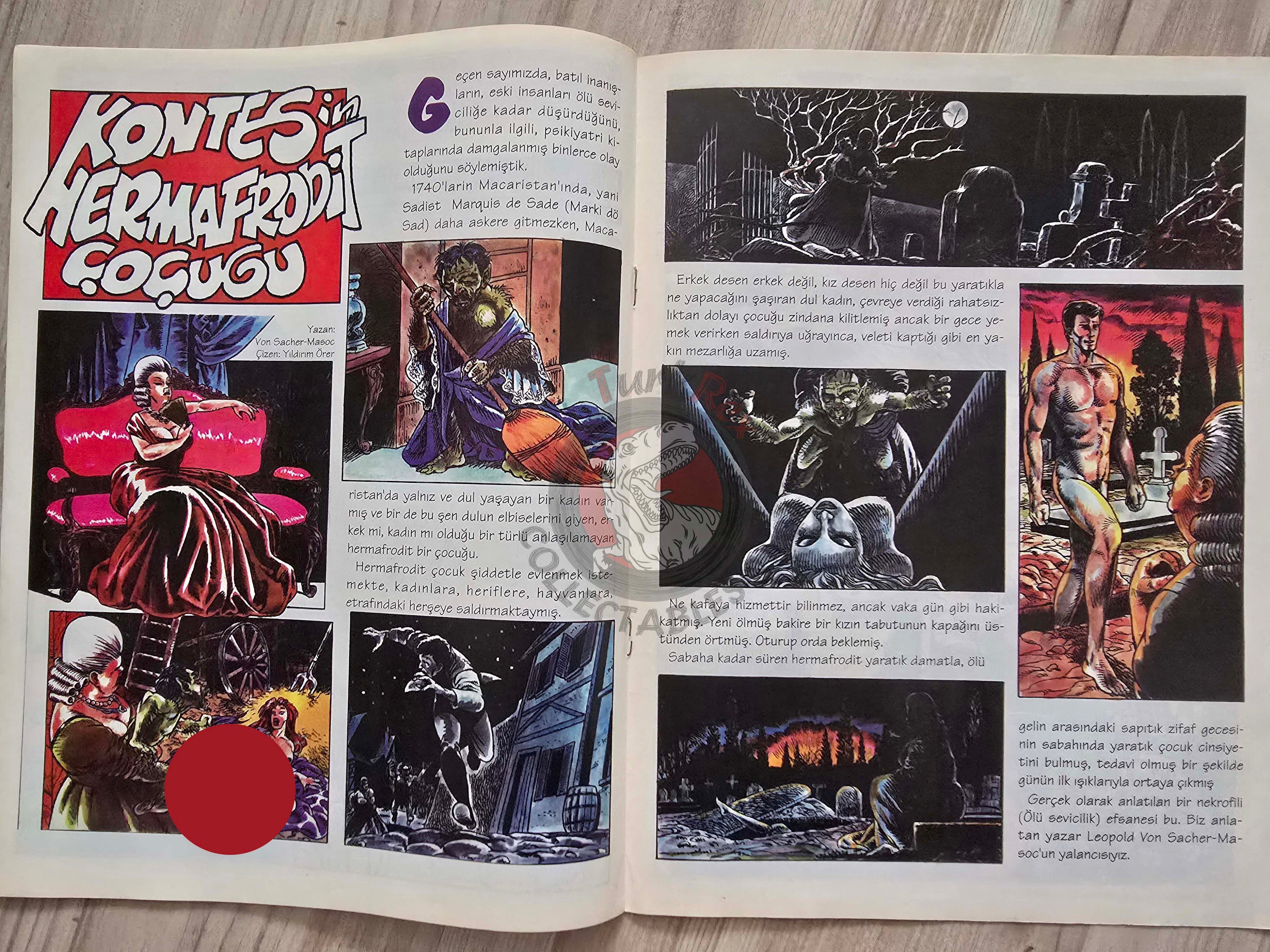 Eroskop #12 1993 Turkish Comic Turkey Erotic Mag Fuckerminator Terminator