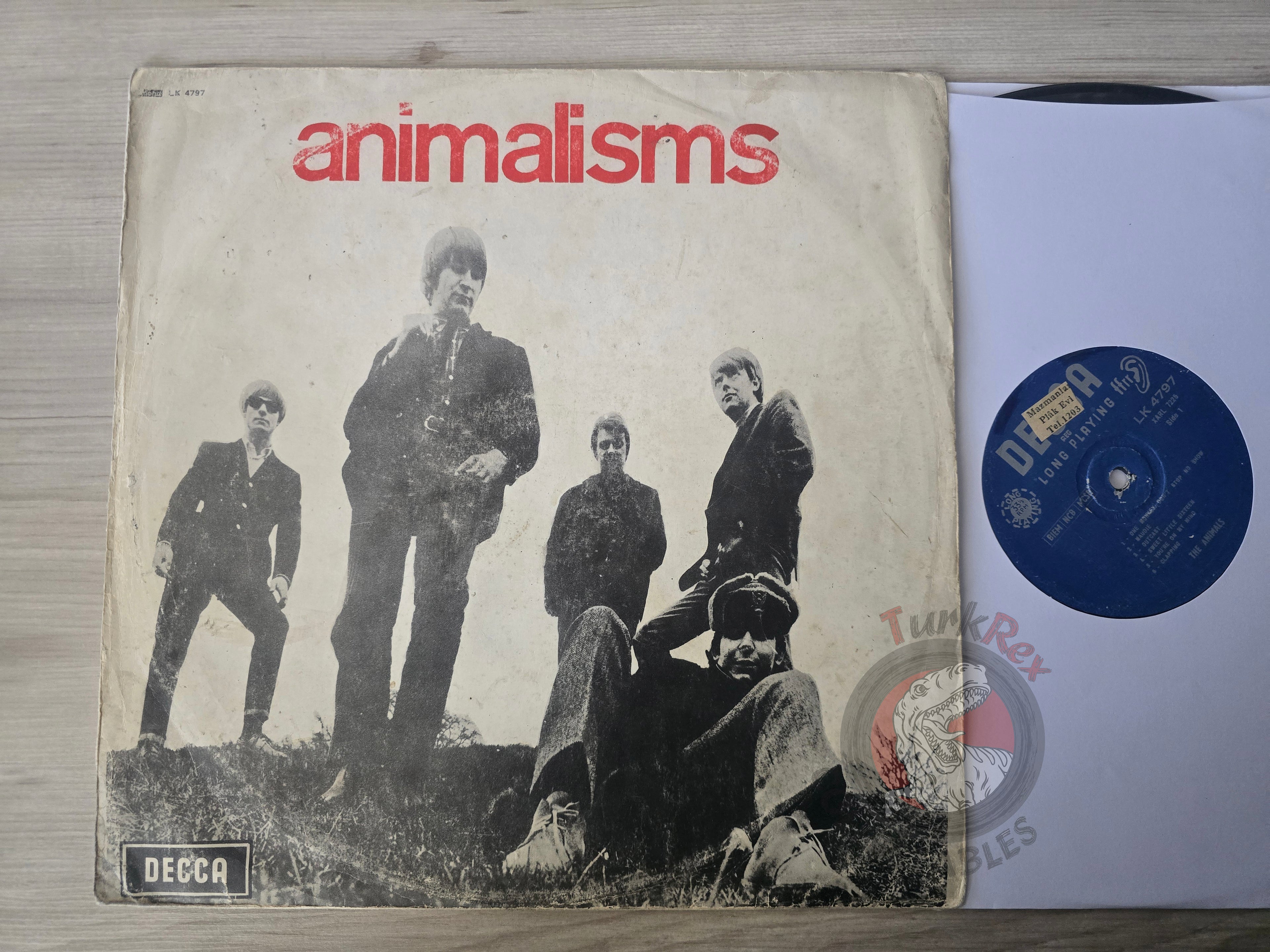 The Animals – Animalisms Turkish Pressing Vinyl Turkey Edition