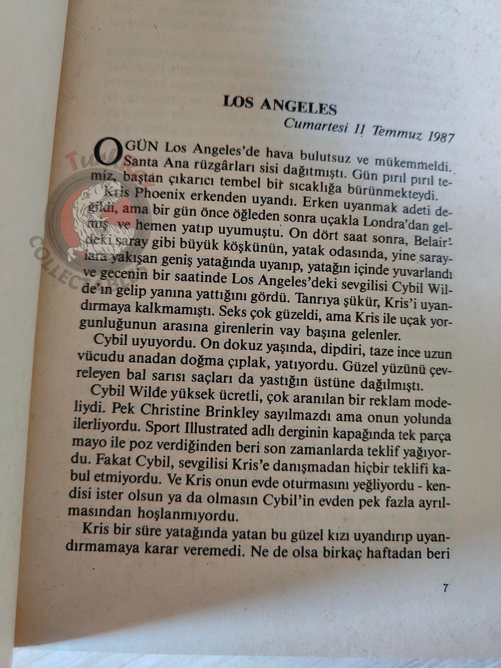 Jackie Collins – Rock Star 1989 1st Turkish Book Turkey