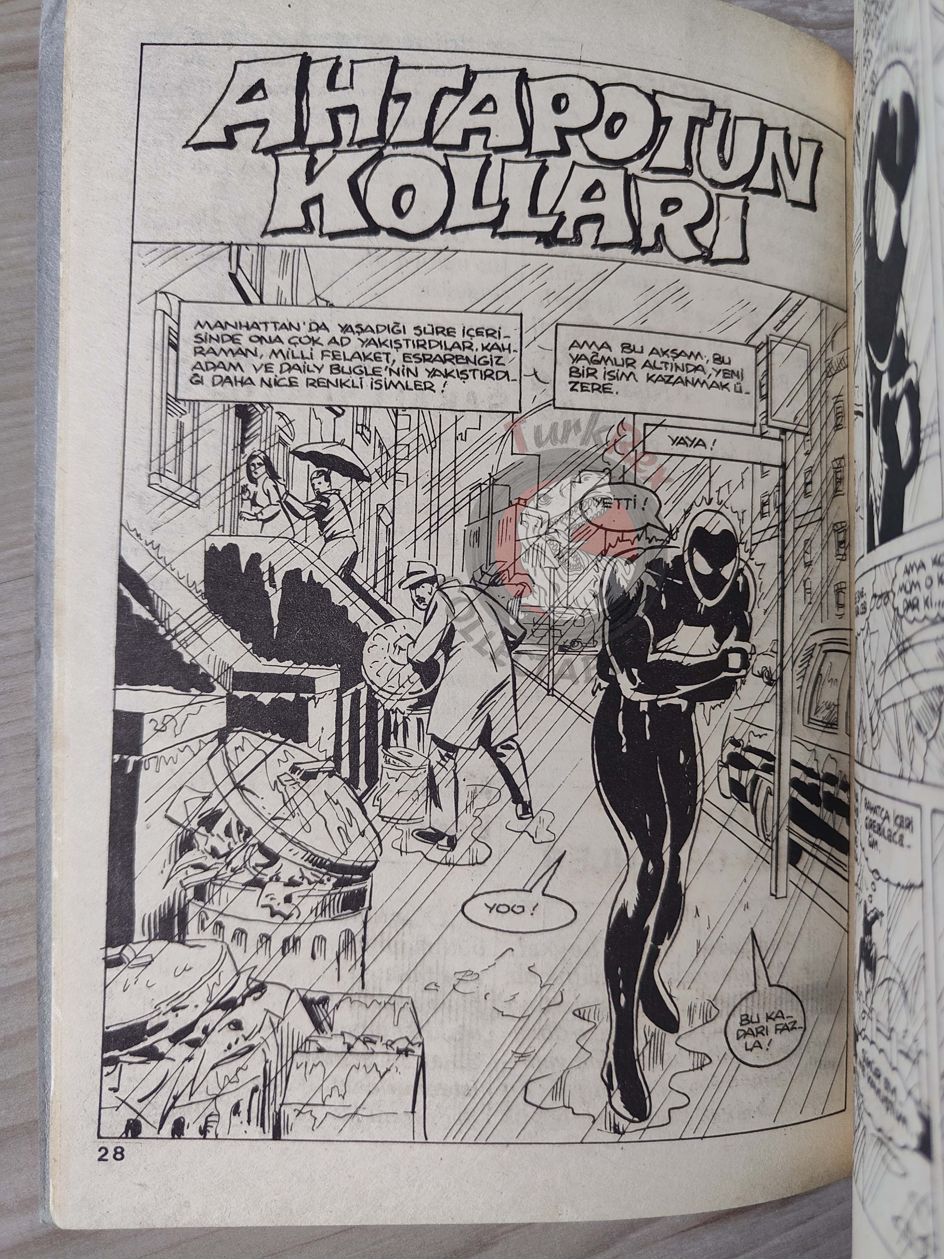 Spider-Man #104 1989 Turkish Comic Turkey Web of #30 Amazing #296 #297 Ka-Zar #22