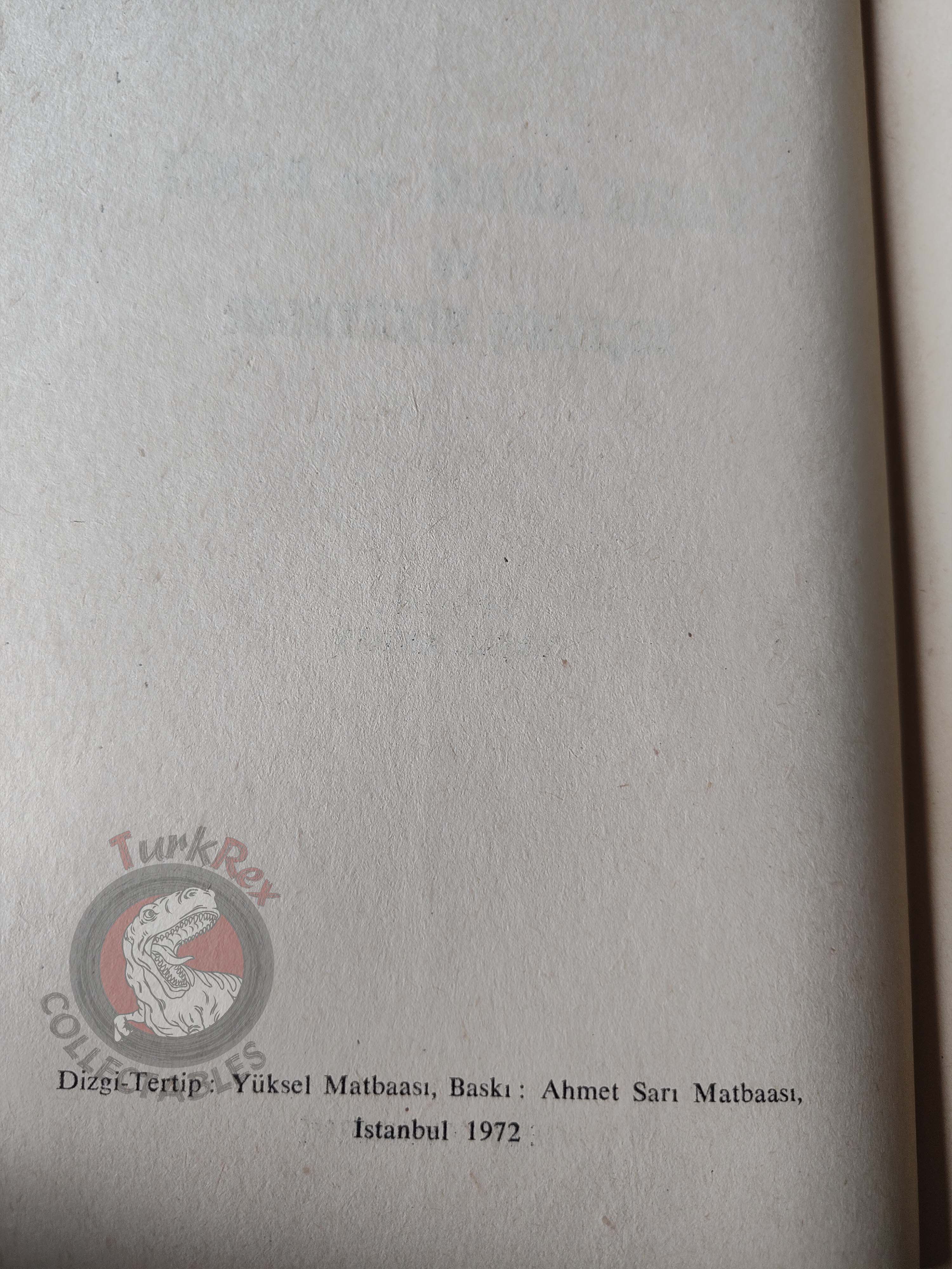 Ernest Hemingway – The Old Man and the Sea 1972 Turkish Book Turkey