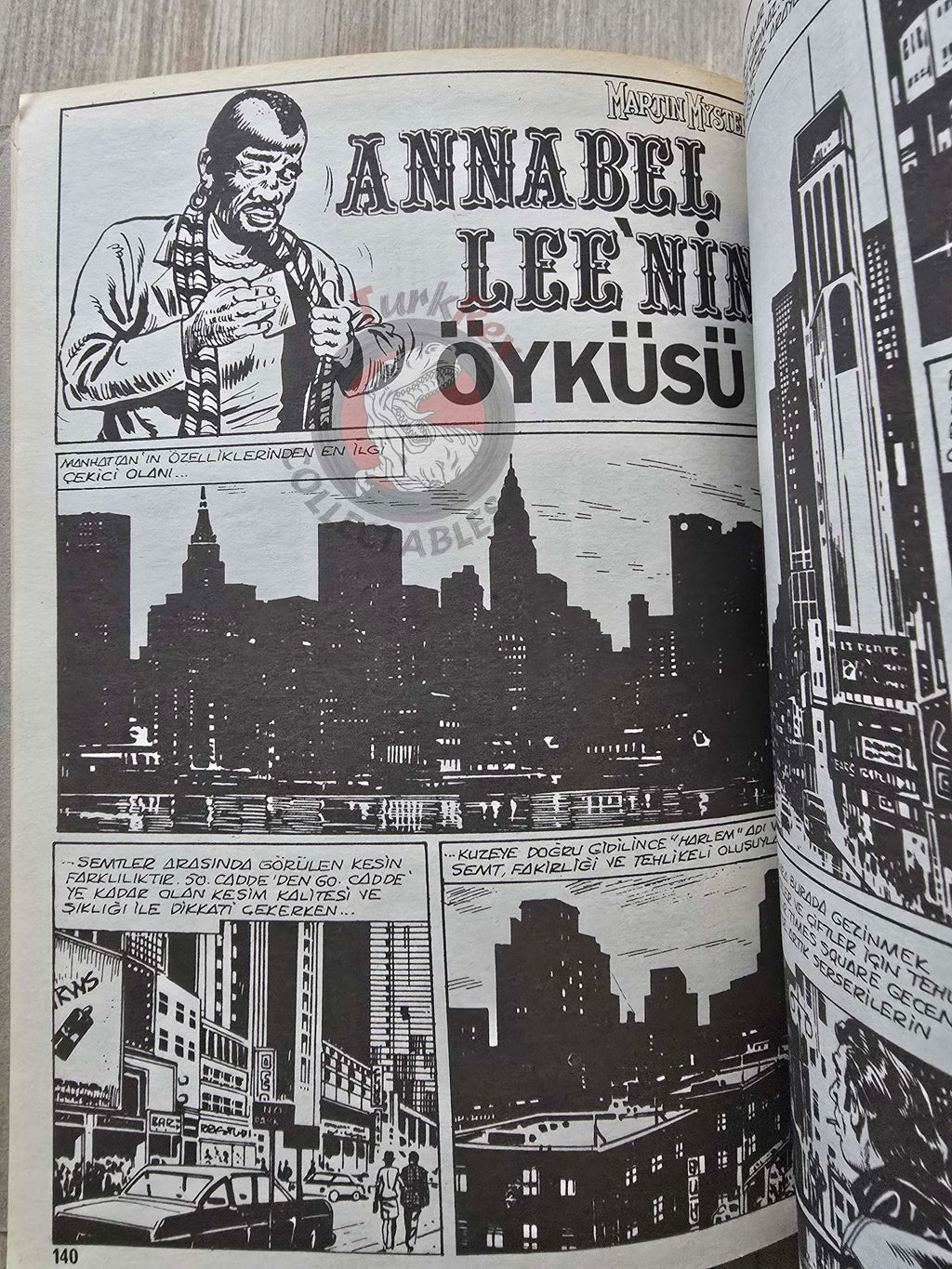 Martin Mystère #18 Frankenstein 80s Turkish Comic Turkey #53 #40