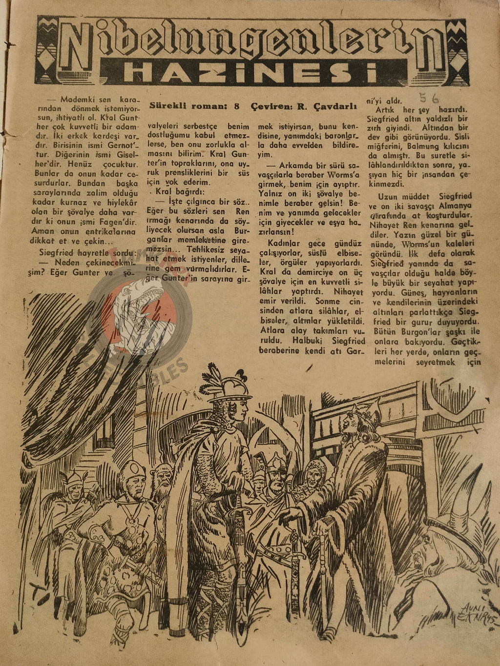 Afacan Çocuk Gözü #8 1945 Turkish Comic Turkey Tom Thumb Nibelungen treasure