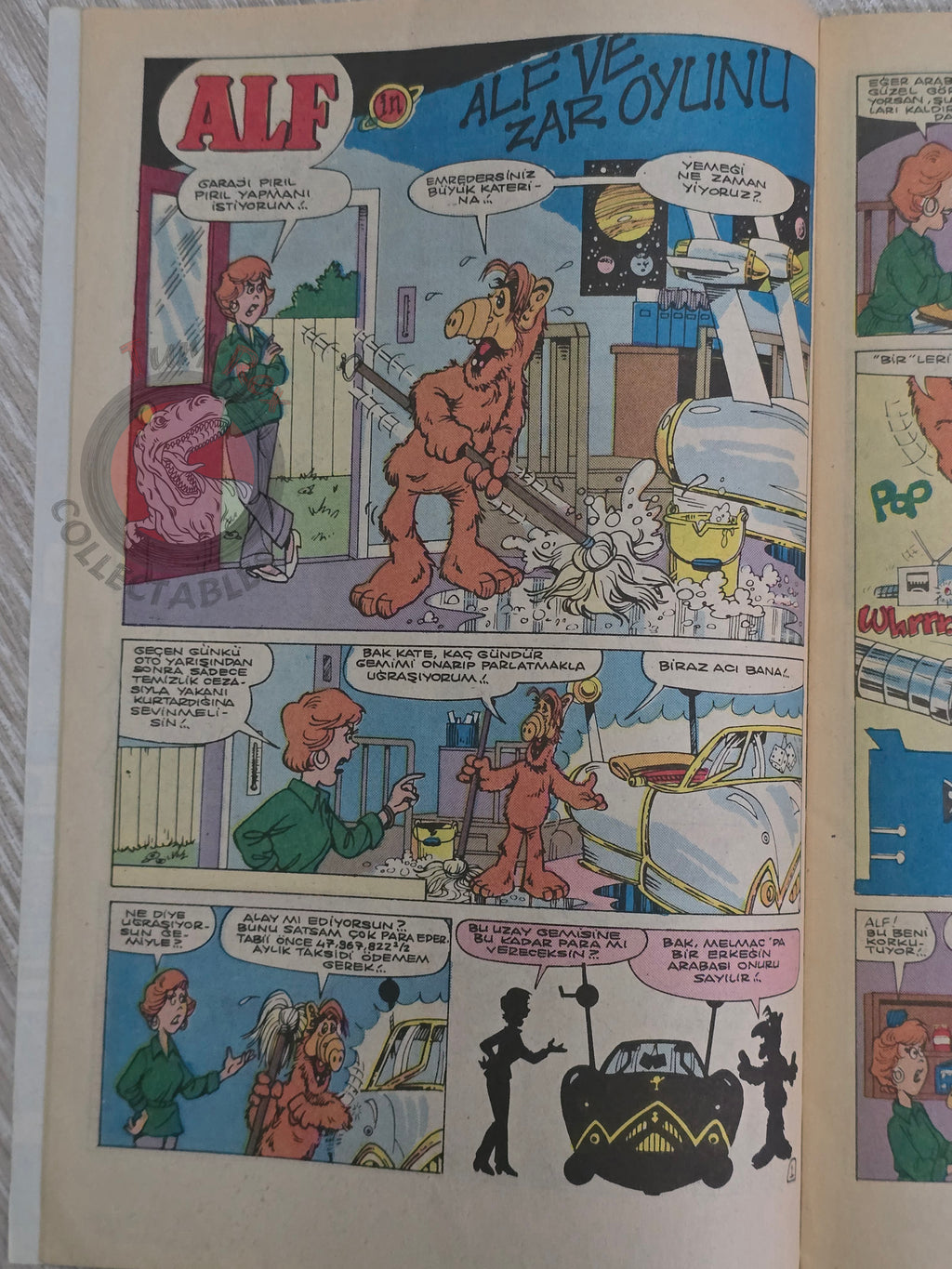 ALF #9 90s Turkish Comic Turkey Marvel Cover #14