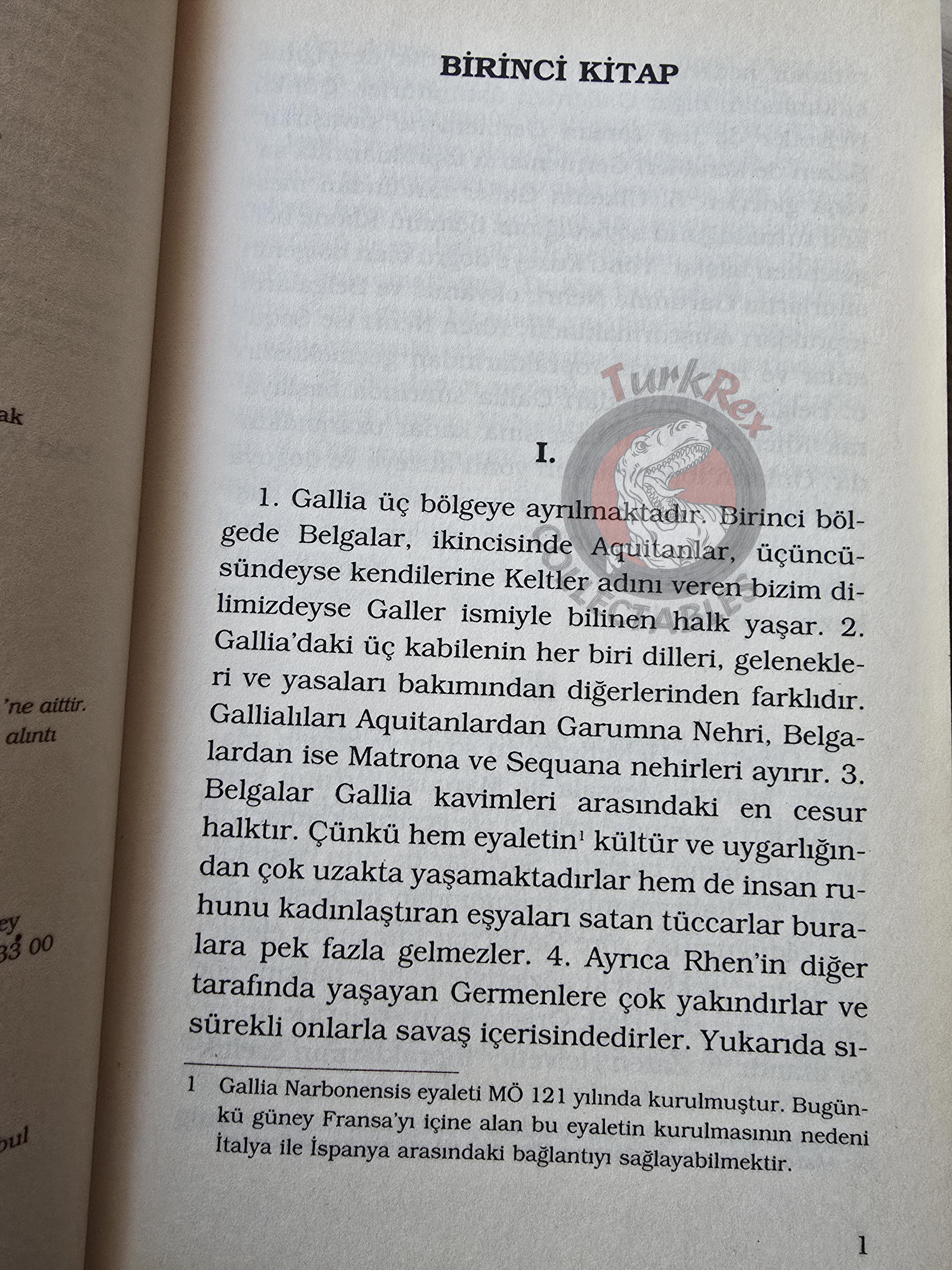 Gaius Julius Caesar – Gallic Wars 2006 Turkish Book Turkey