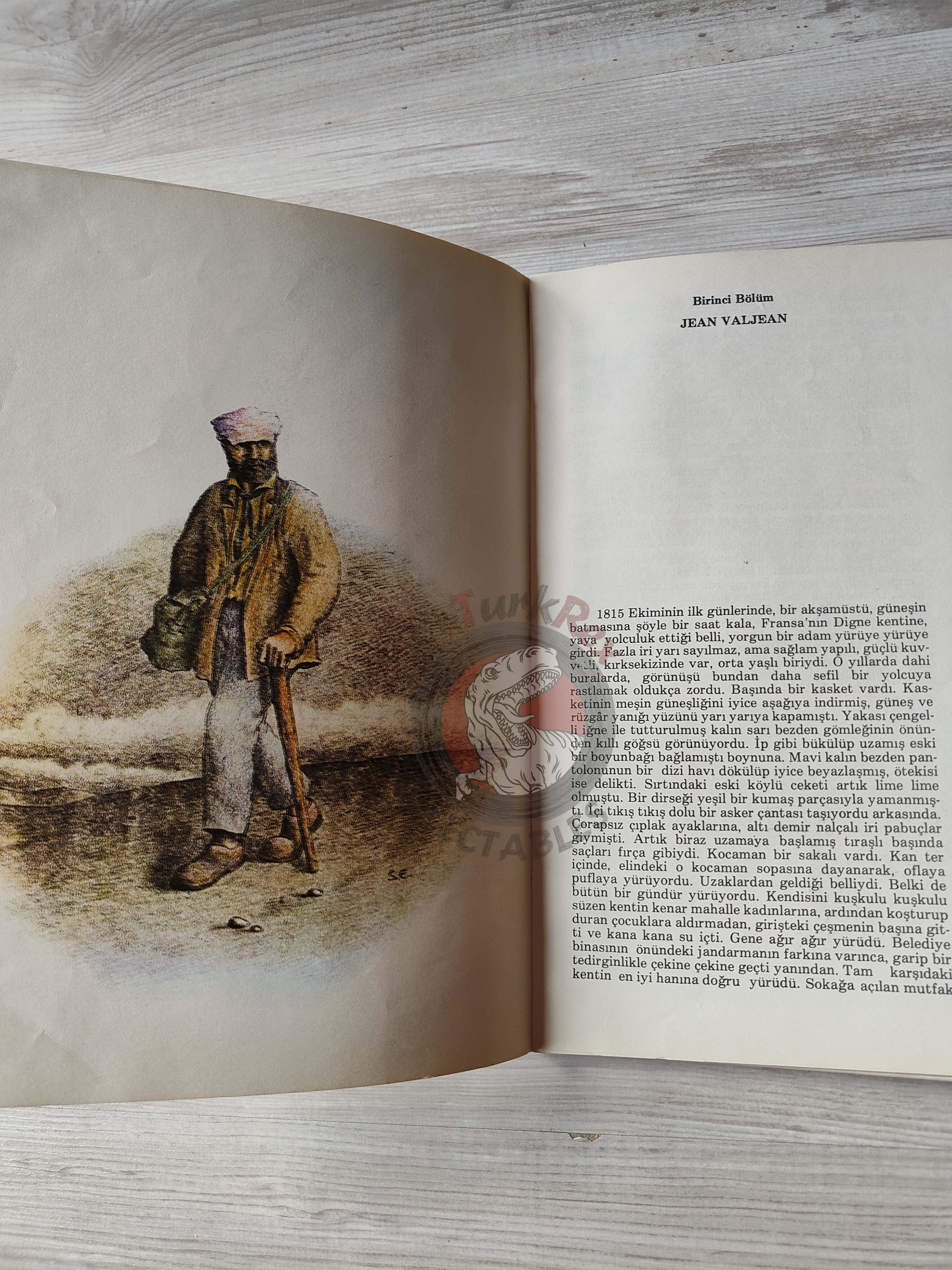 Victor Hugo – Les Misérables 1980s Illustrated Turkish Book Turkey